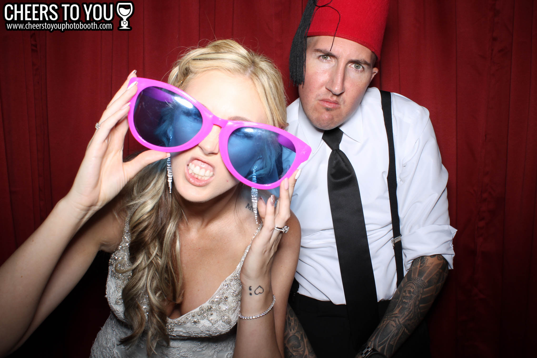 Cheers To You Photo Booth | Huntington Beach, CA | Lauren & Jason's Wedding