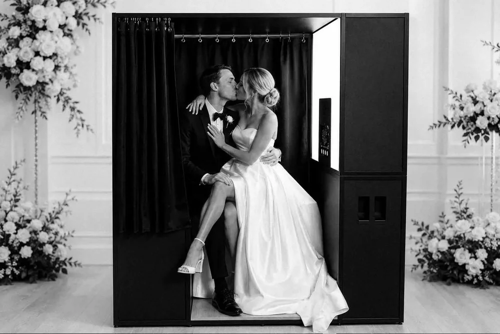 Photo booth at weddings in Cypress