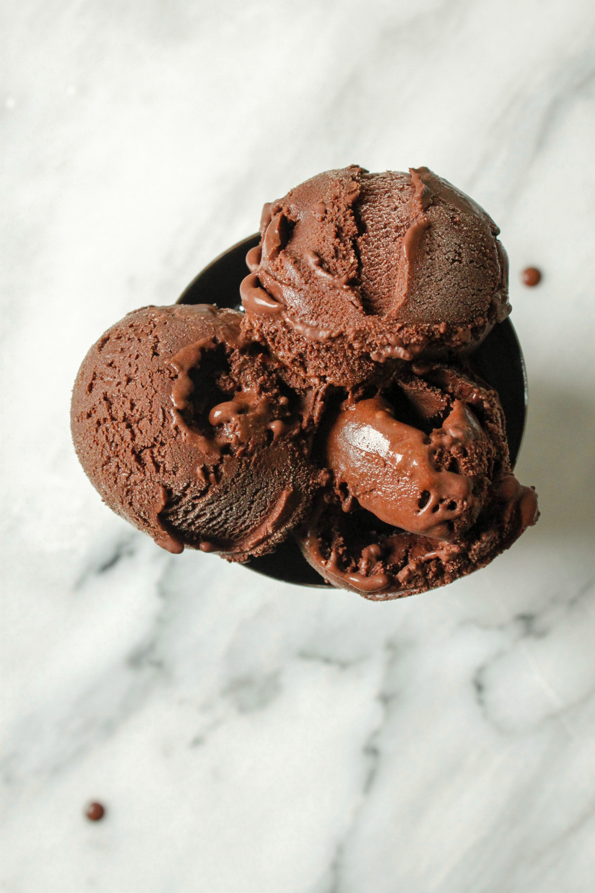 Vegan Dark Chocolate Sorbet