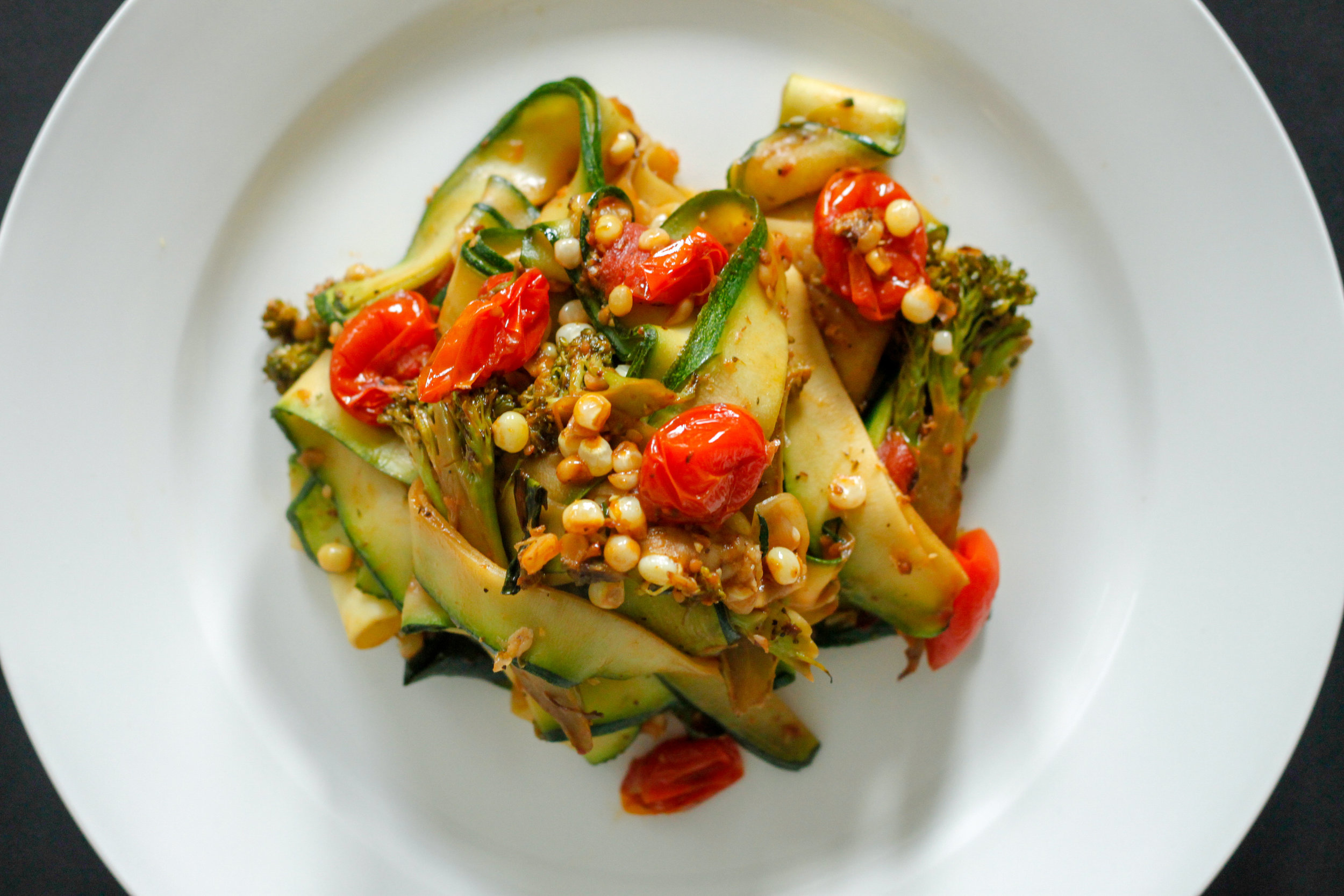 Summer Zucchini Pappardelle