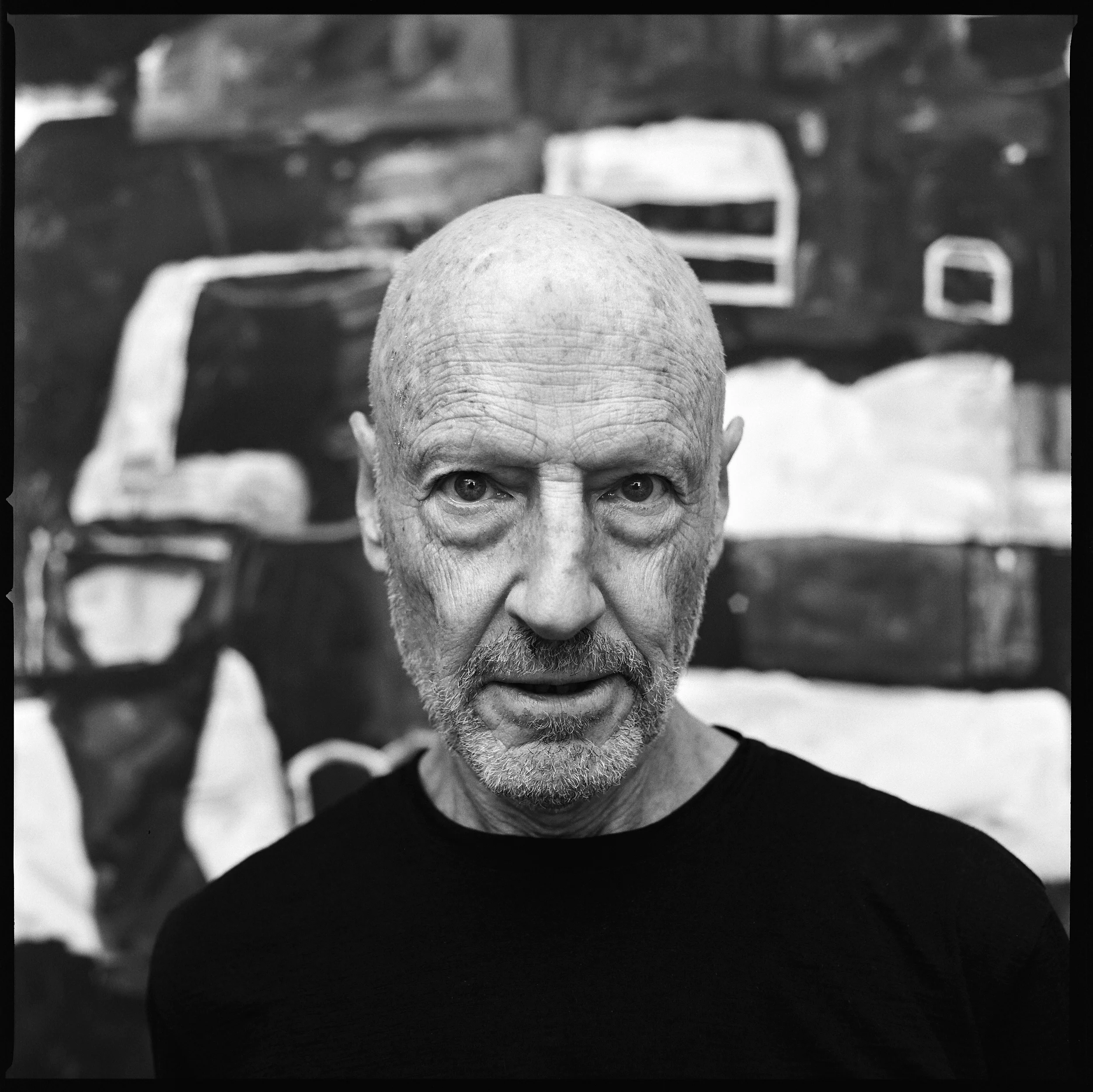 PORTRAIT OF MY FATHER WITH HIS PAINTING