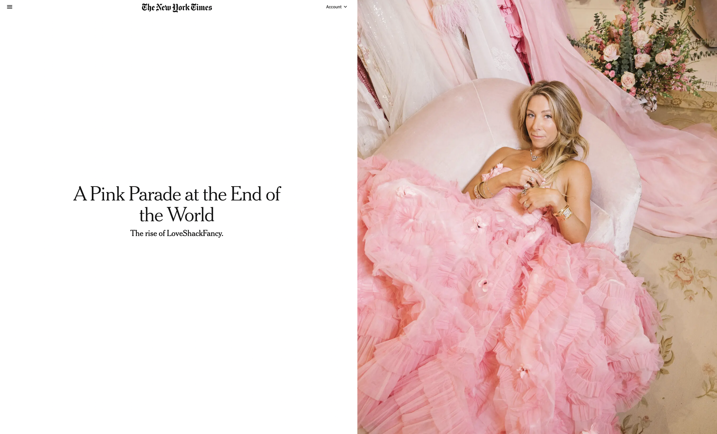 A Pink Parade at the End of the World - The New York Times