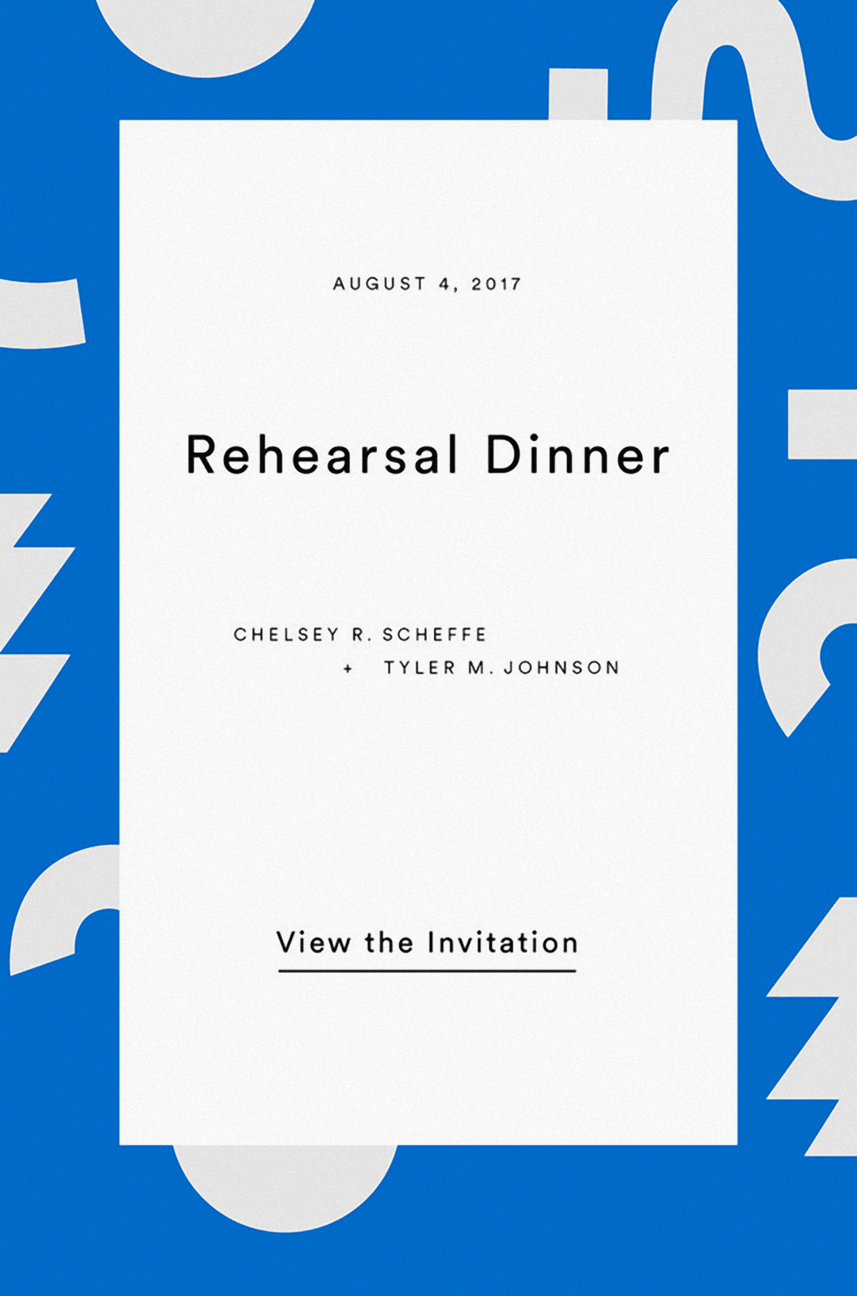 rehearsal dinner