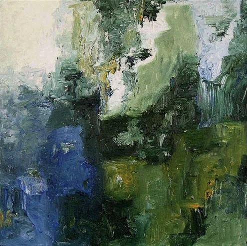"Green City #40", oil on canvas, 24"x24" (Sold)