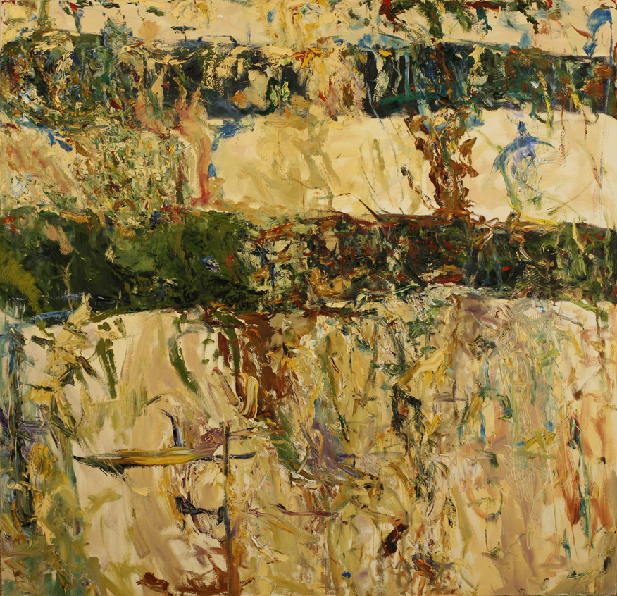 "Structure of Earth #"83," oil on canvas, 60"x62"