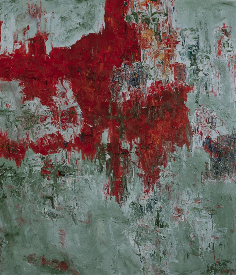 "Green City #60, oil on canvas, 42"x36" (Sold)