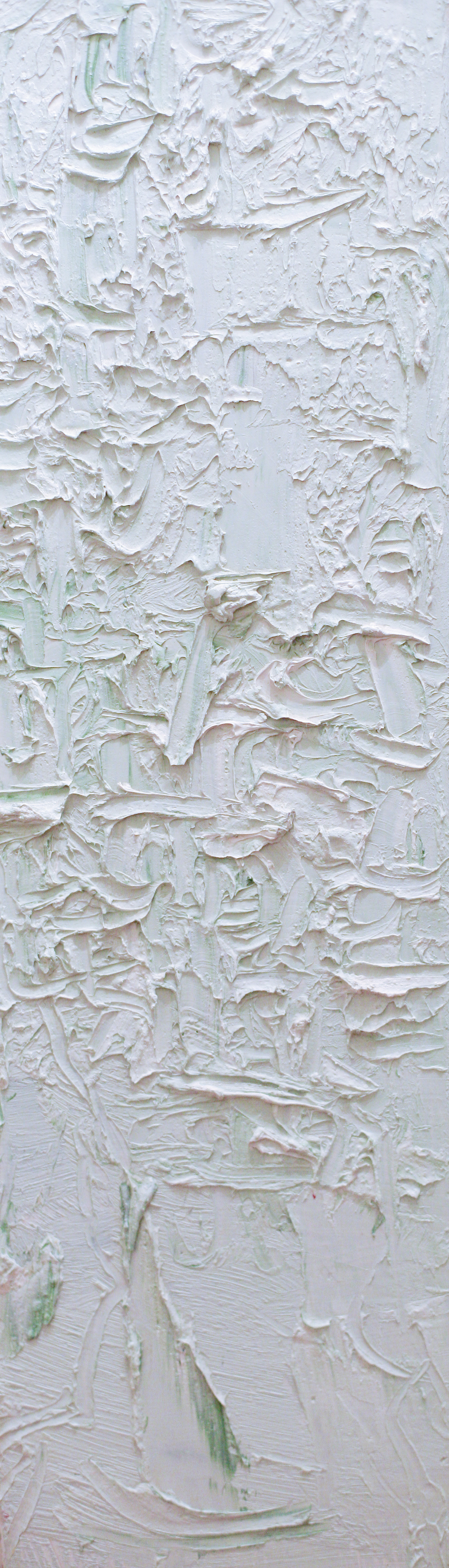 "Green City #58", oil on wood, 14"x6" (sold)