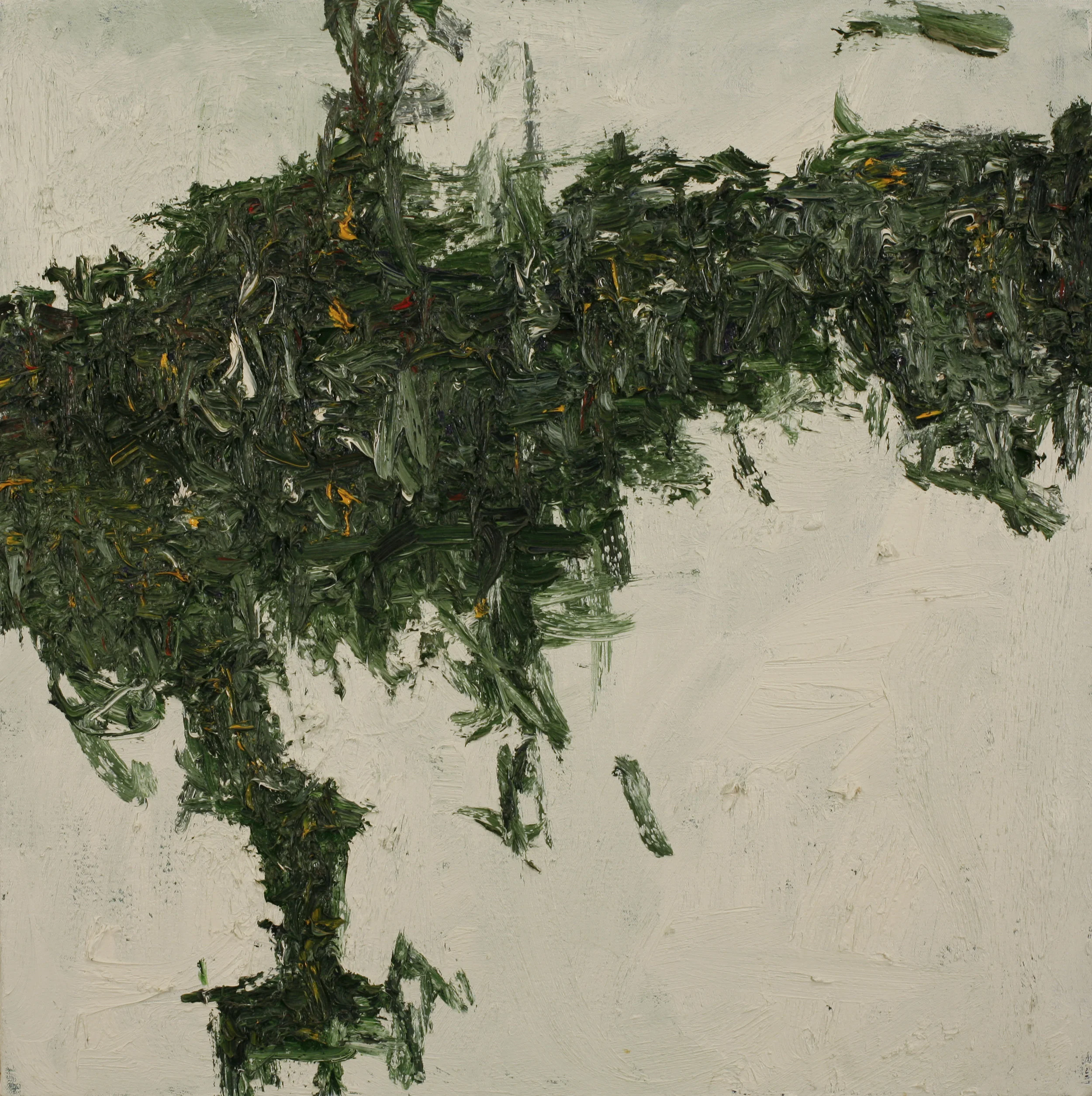 "Green City #51", oil on canvas, 24"x24"