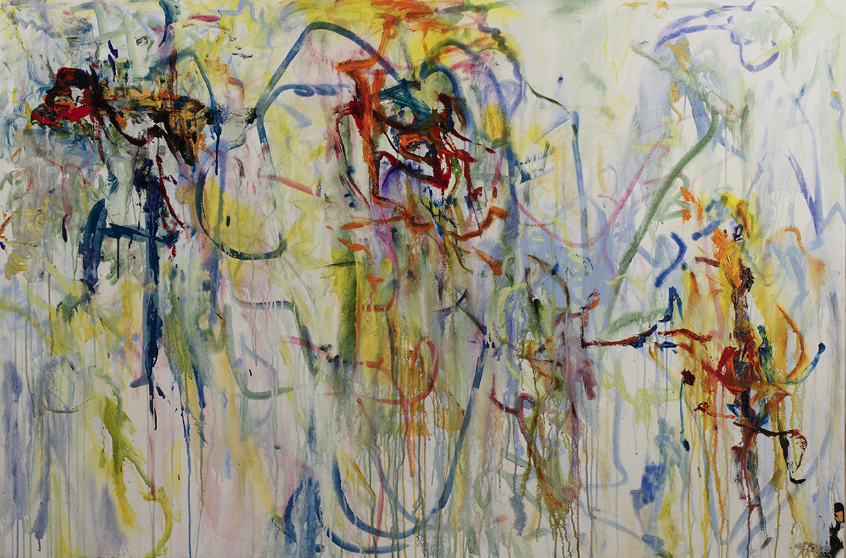 "Untitled", 48"x 72", acrylic on canvas, (Nov 5, '017)