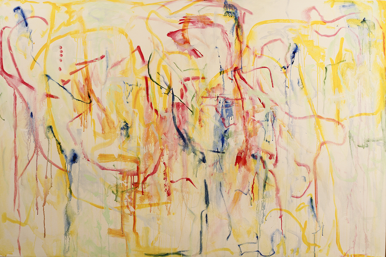 "Untitled", 48"x 72", acrylic on canvas, (Dec17, '017)