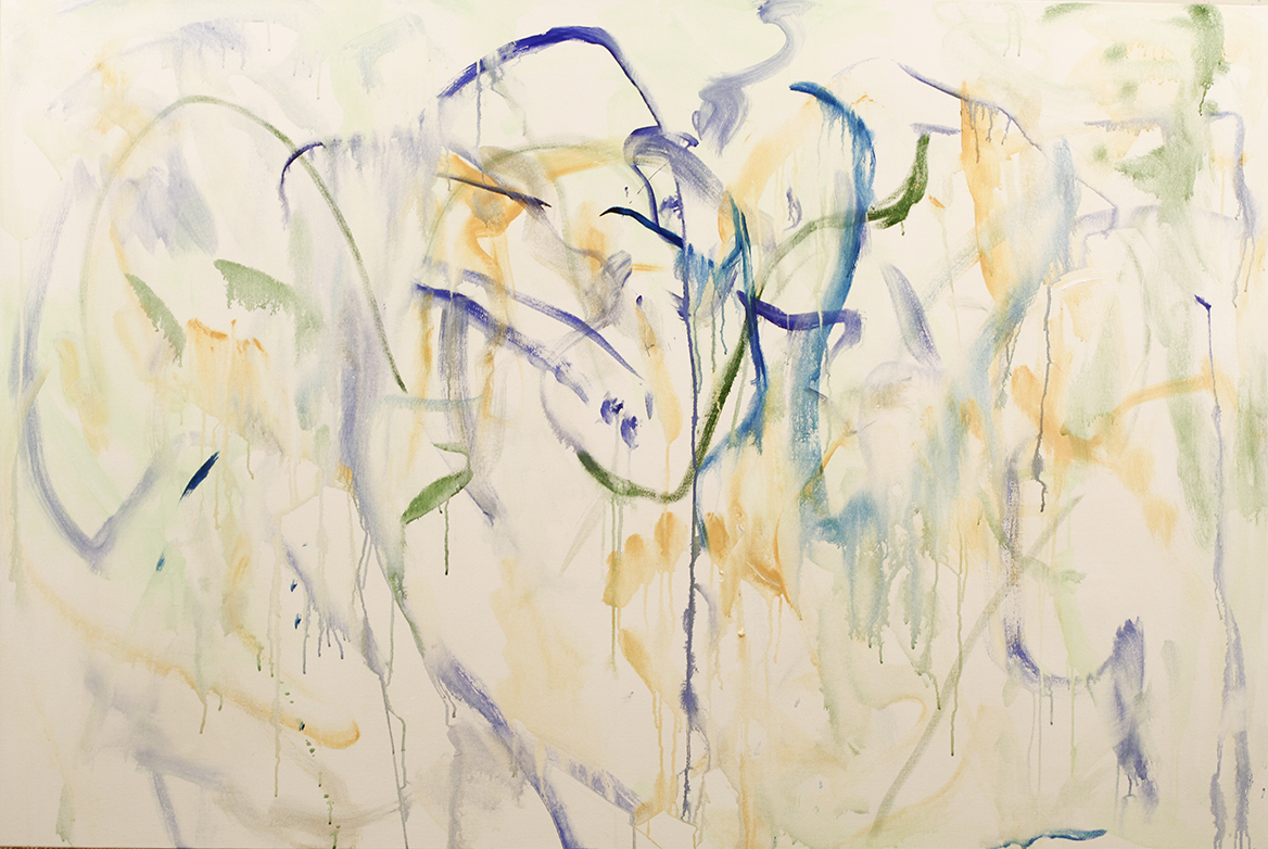 "Crane", 48"x 72", acrylic on canvas, (Jan 11, '017)
