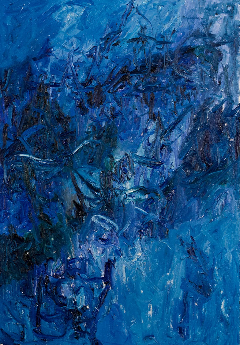 "Green City #71", oil on canvas, 40"x28"