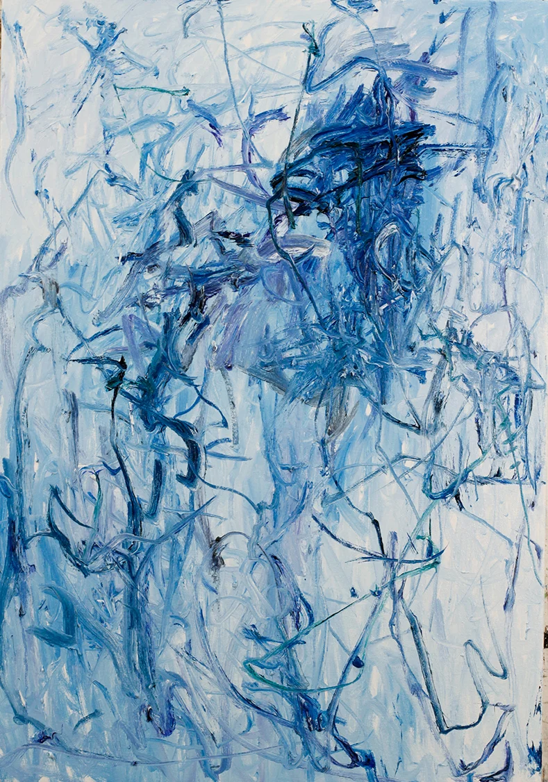 "Green City #72", oil on canvas, 40"x28"