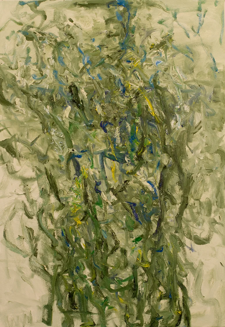 "Green City #76", oil on canvas, 40"x28"
