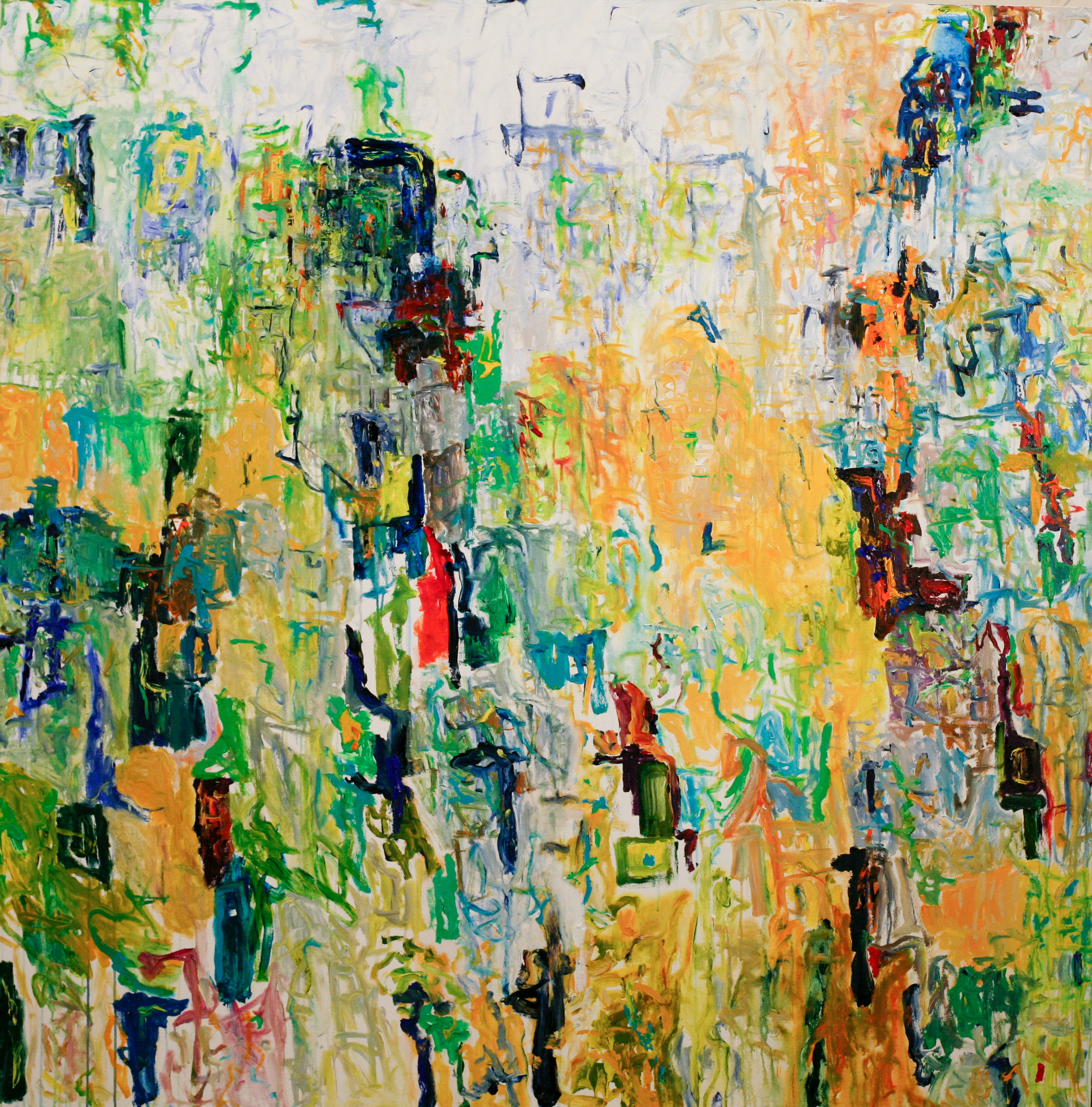 "Untitled", 72"x 72", acrylic on canvas, (Feb 27, 2019)