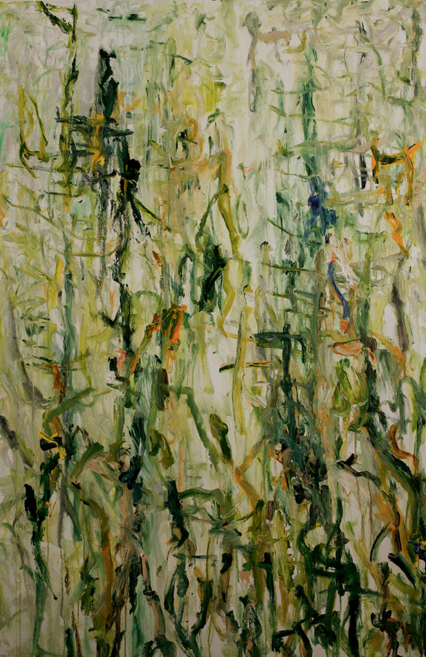 "Untitled", 72" x 48", acrylic on canvas, (Jan-10-'019)