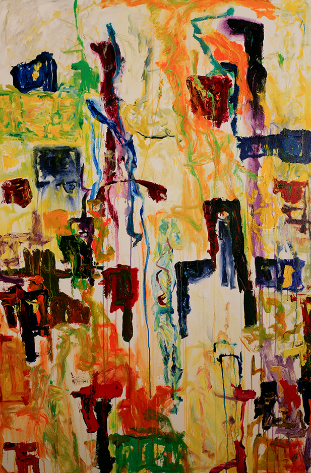 "Untitled", 72"x 48", acrylic on canvas, (Jan 16, '019)