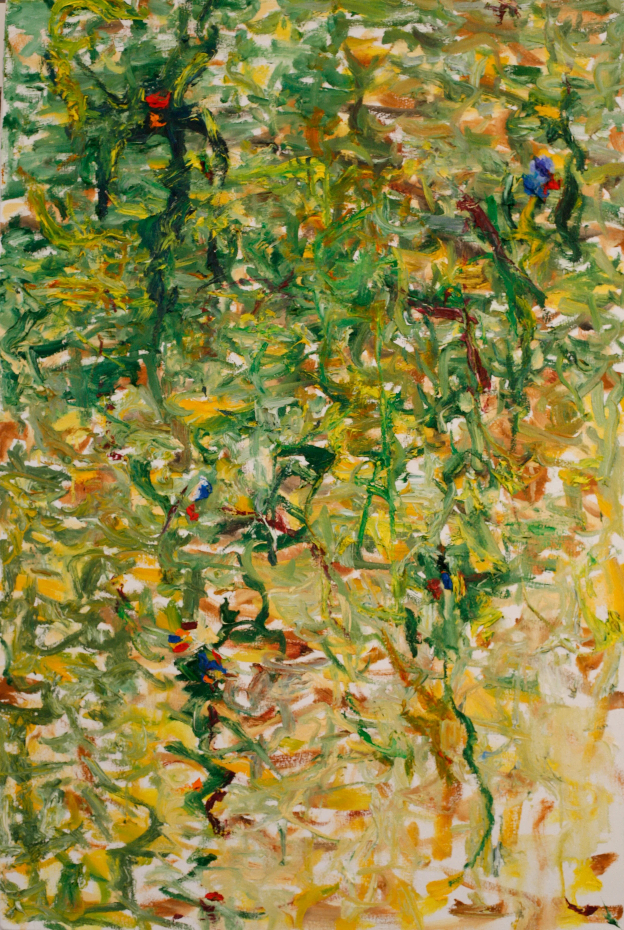 "Green City #79", oil on canvas, 40" x 26"