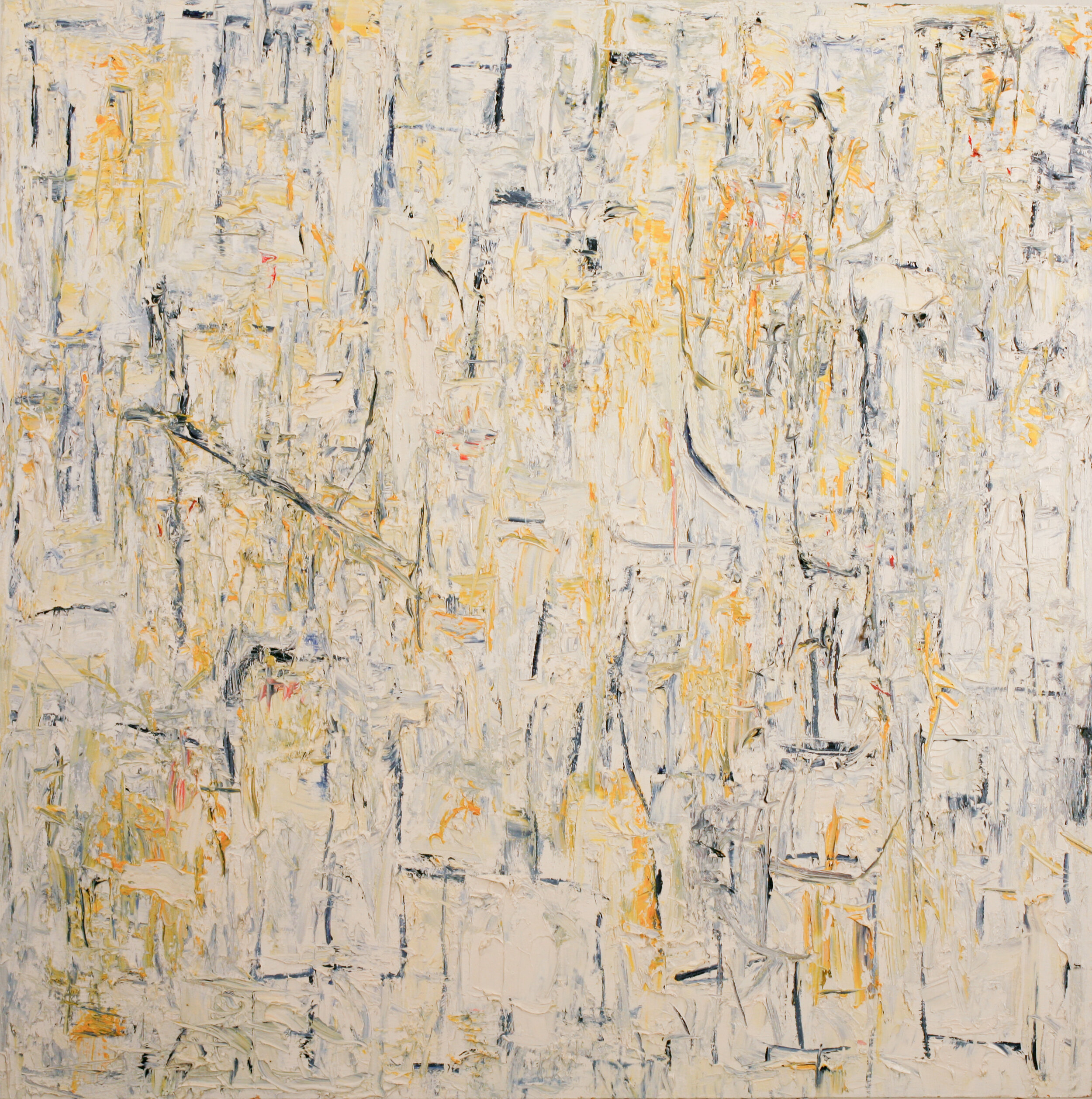 "Spring Periphery #26", March 7-June 1 0, 2007, oil on canvas, 48" x 48"