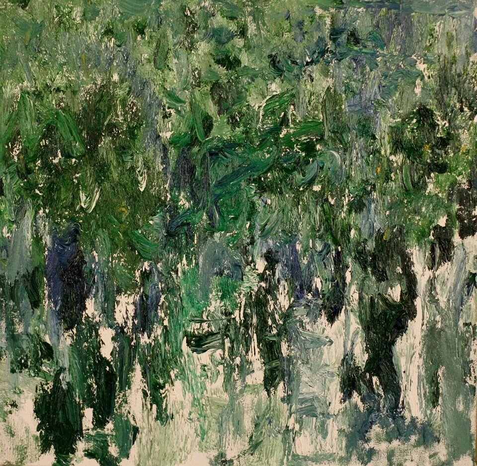 "Green City #47," oil on canvas, 24"x24"