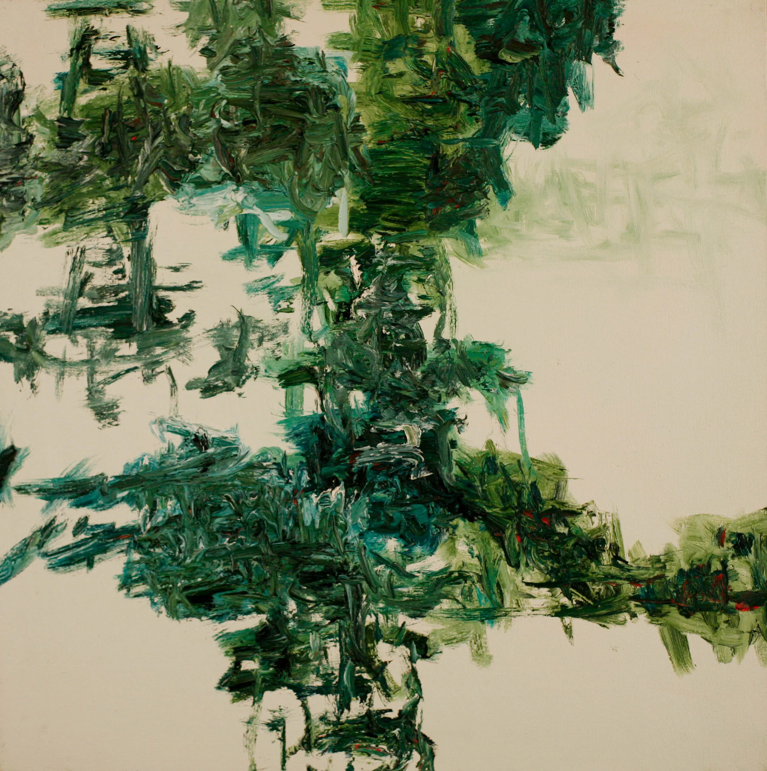 "Green City #36", Jan 2004" oil on canvas, 24"x24"