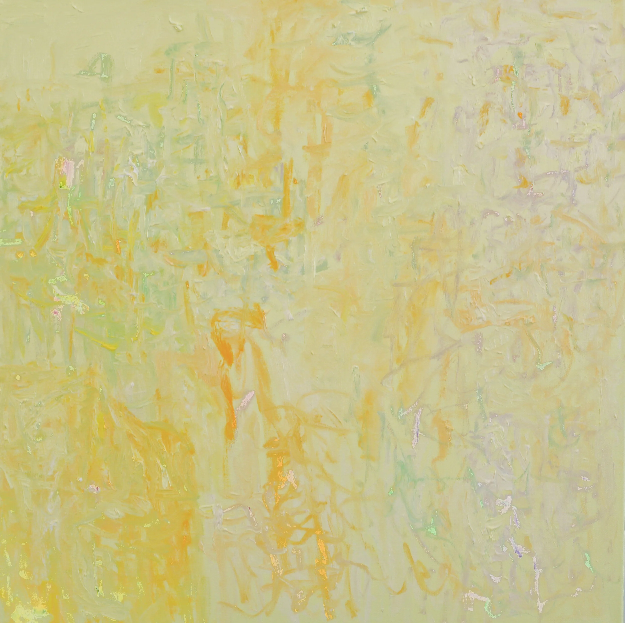 "Green City #93," oil on canvas, 24"x24"