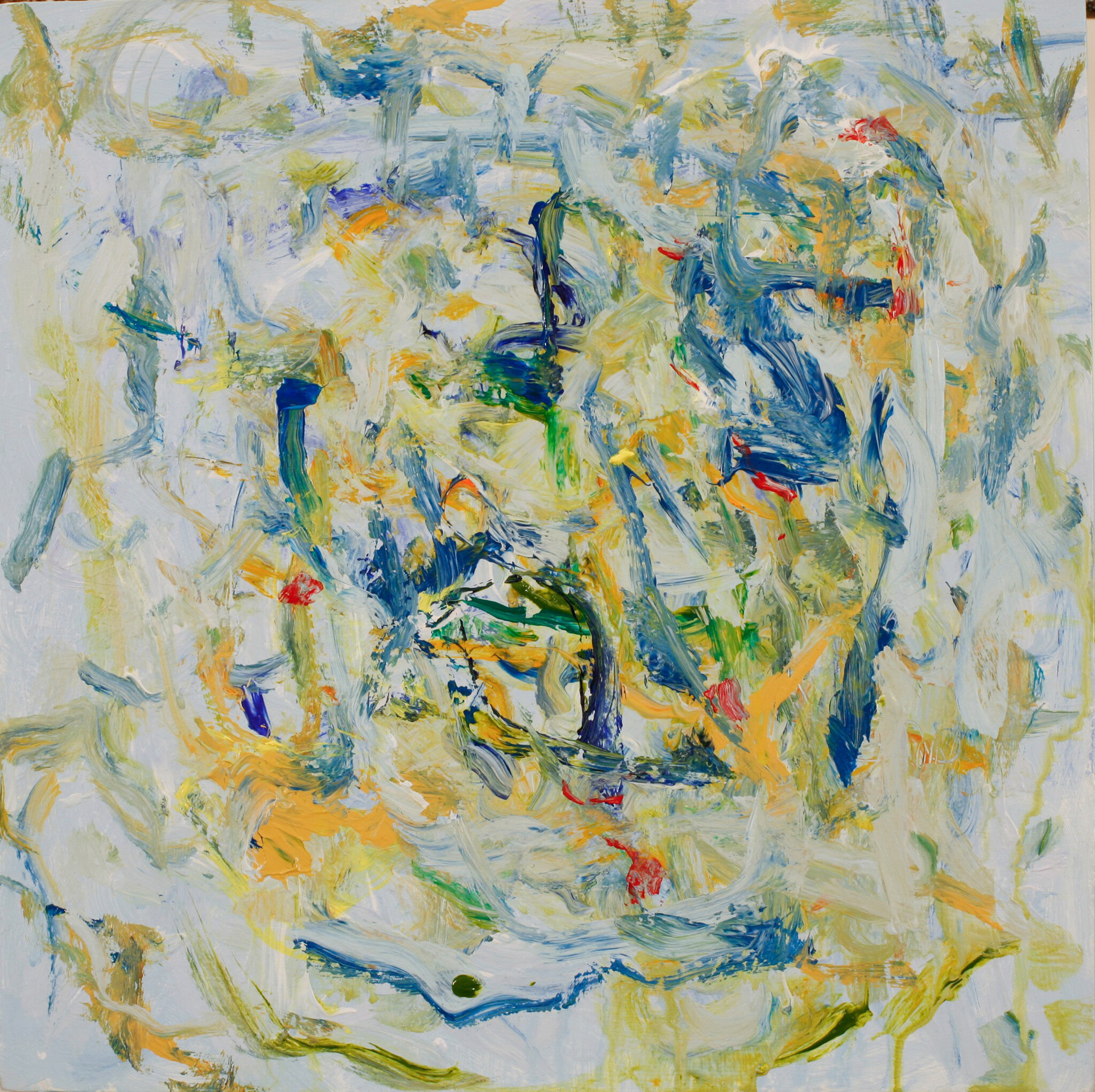 "Air & Clouds #5," oil on canvas,12"x12"
