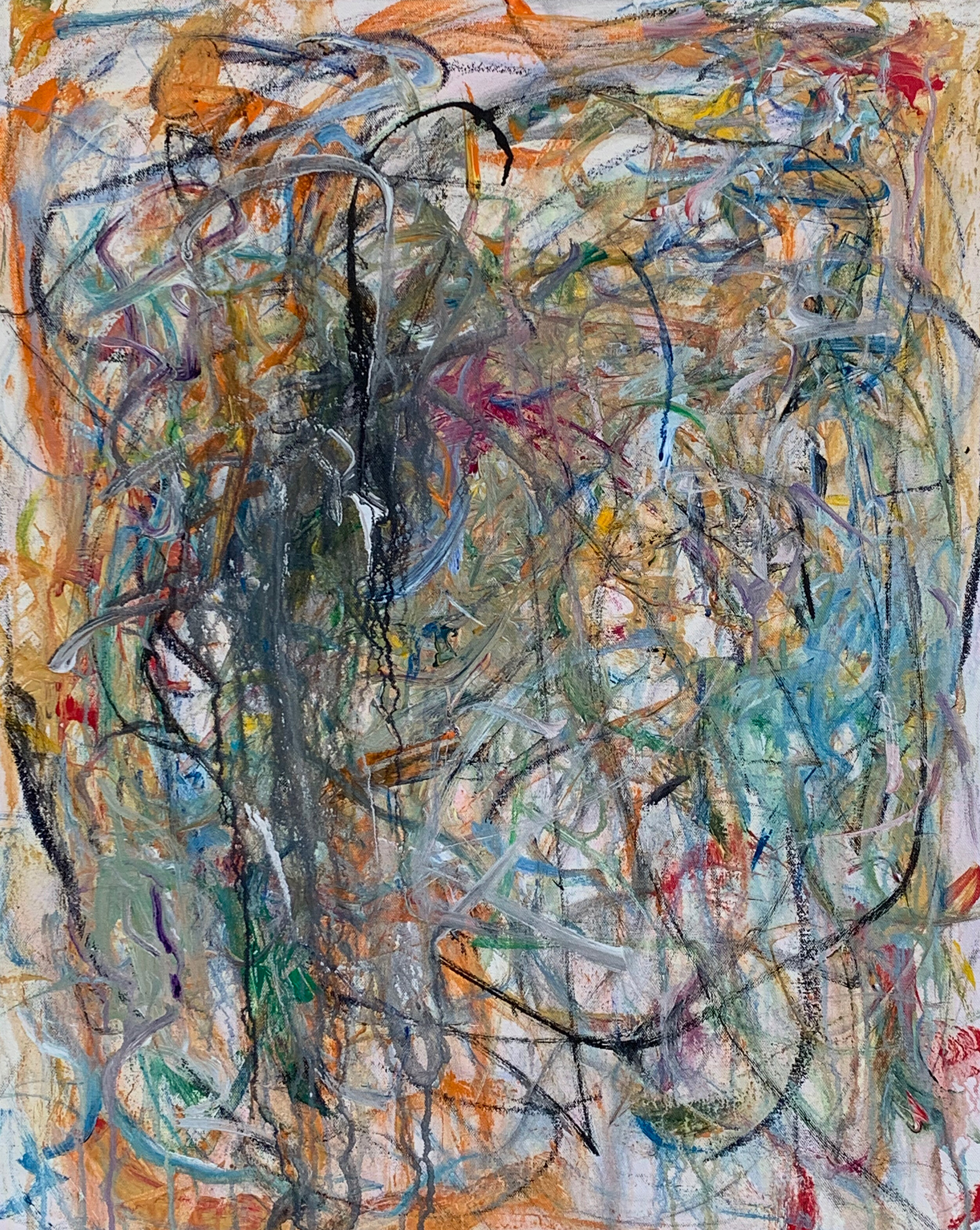 "Opening No. 58," acrylic on canvas, 30"x24"