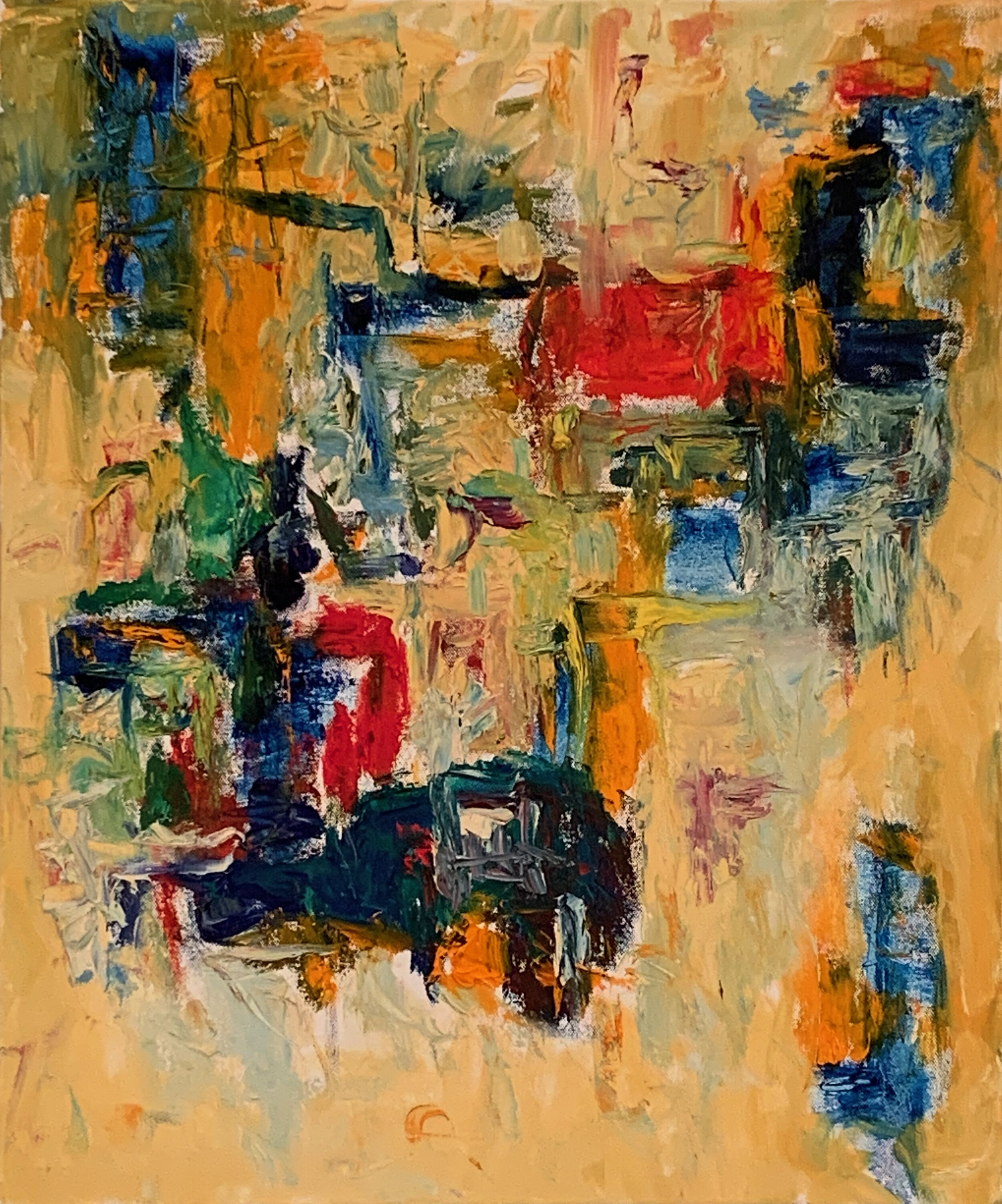 "Opening No.2," oil on canvas, 24"x20"