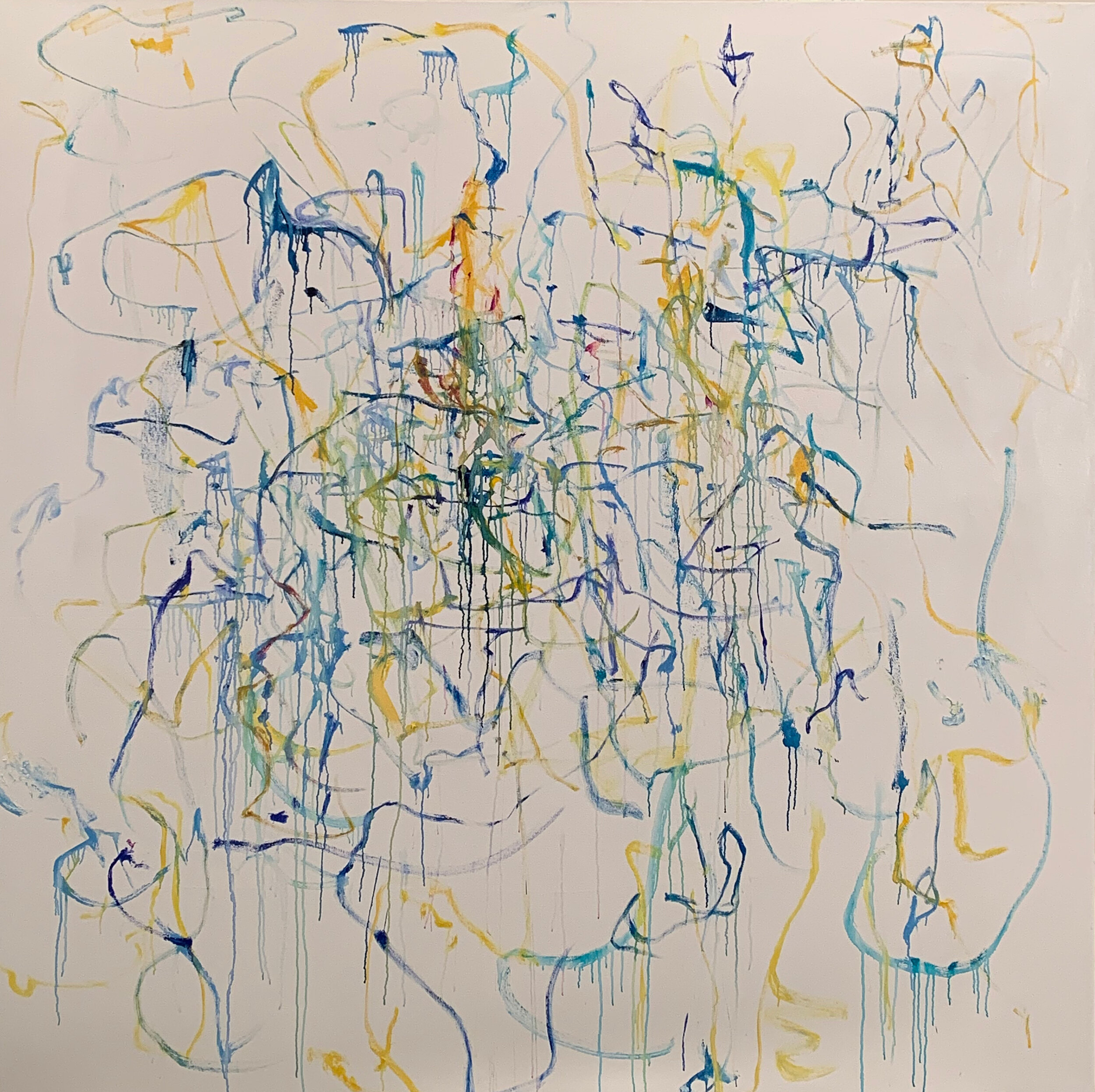"Opening No.75," oil on canvas, 72'x72"