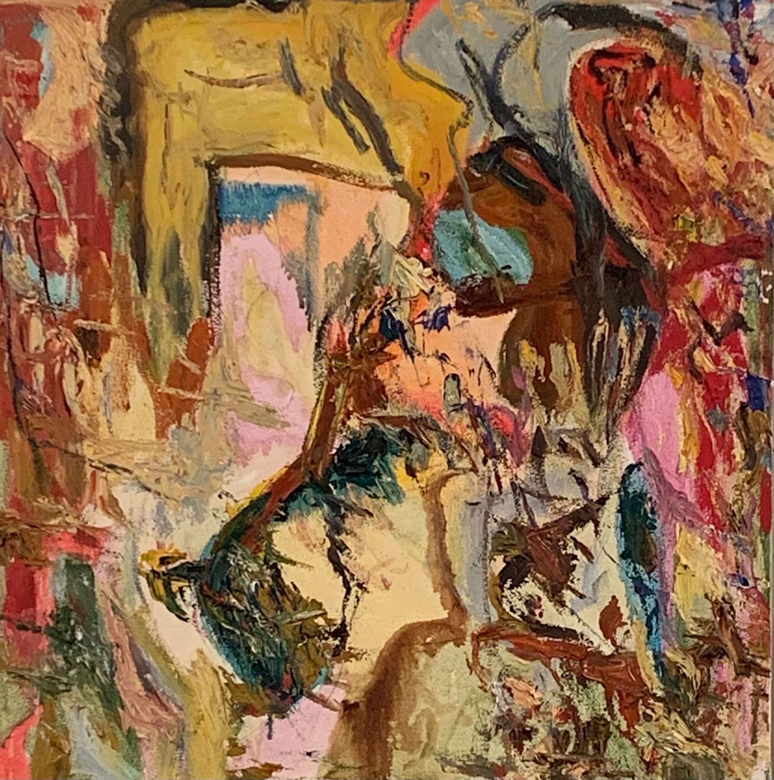  “Structure of Earth #119,” oil on canvas, 24”x24”—June, 1999