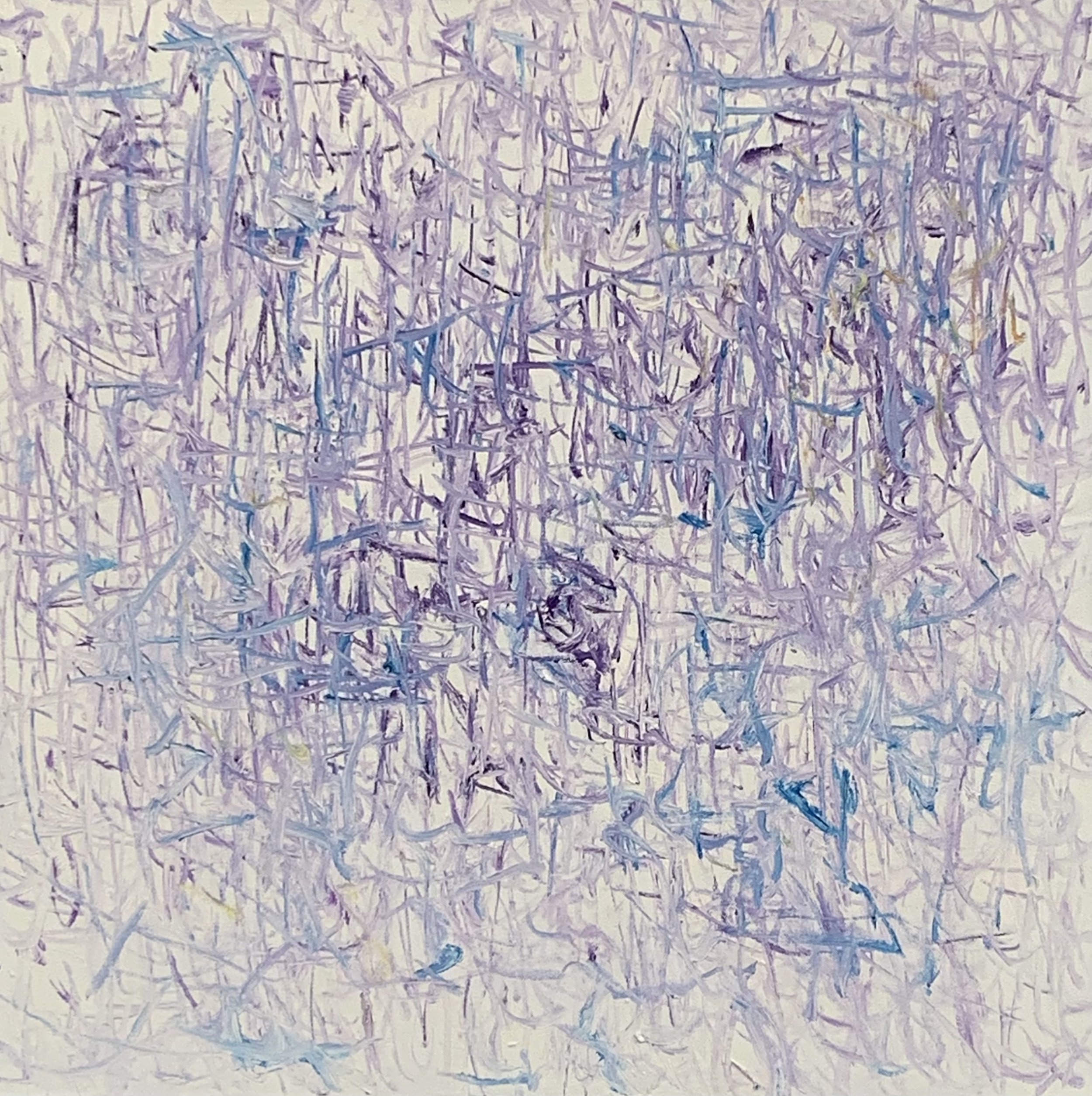 “Opening No. 117,” oil on canvas, 24”x24”, March 31-2020