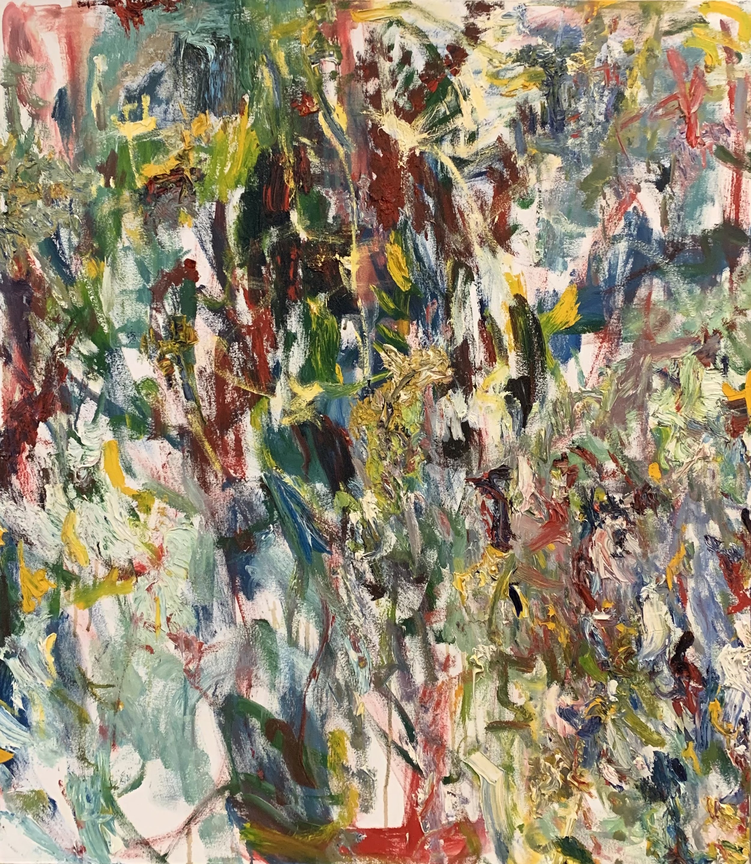 “Untitled, Sep 2019,” oil on canvas,  42”x37”,
