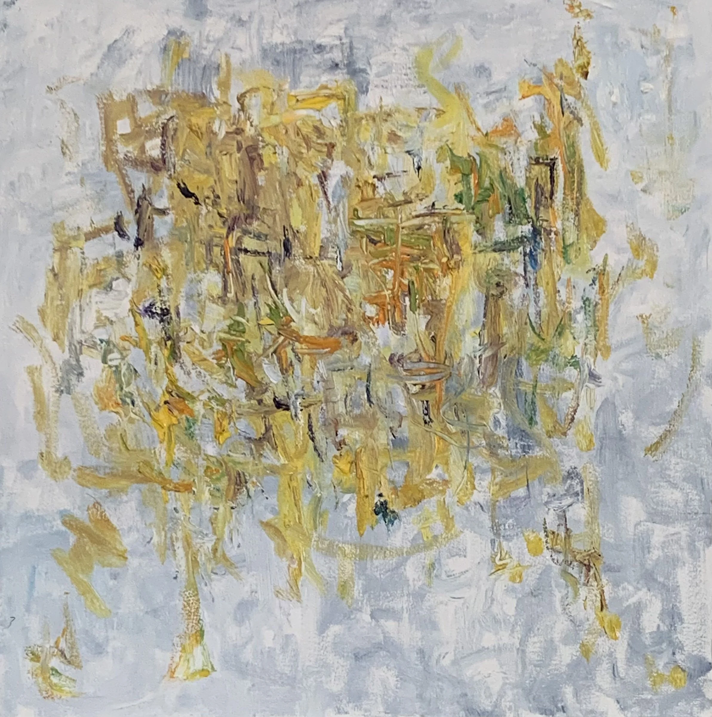 “Green City #106,” oil on canvas,24”x24”