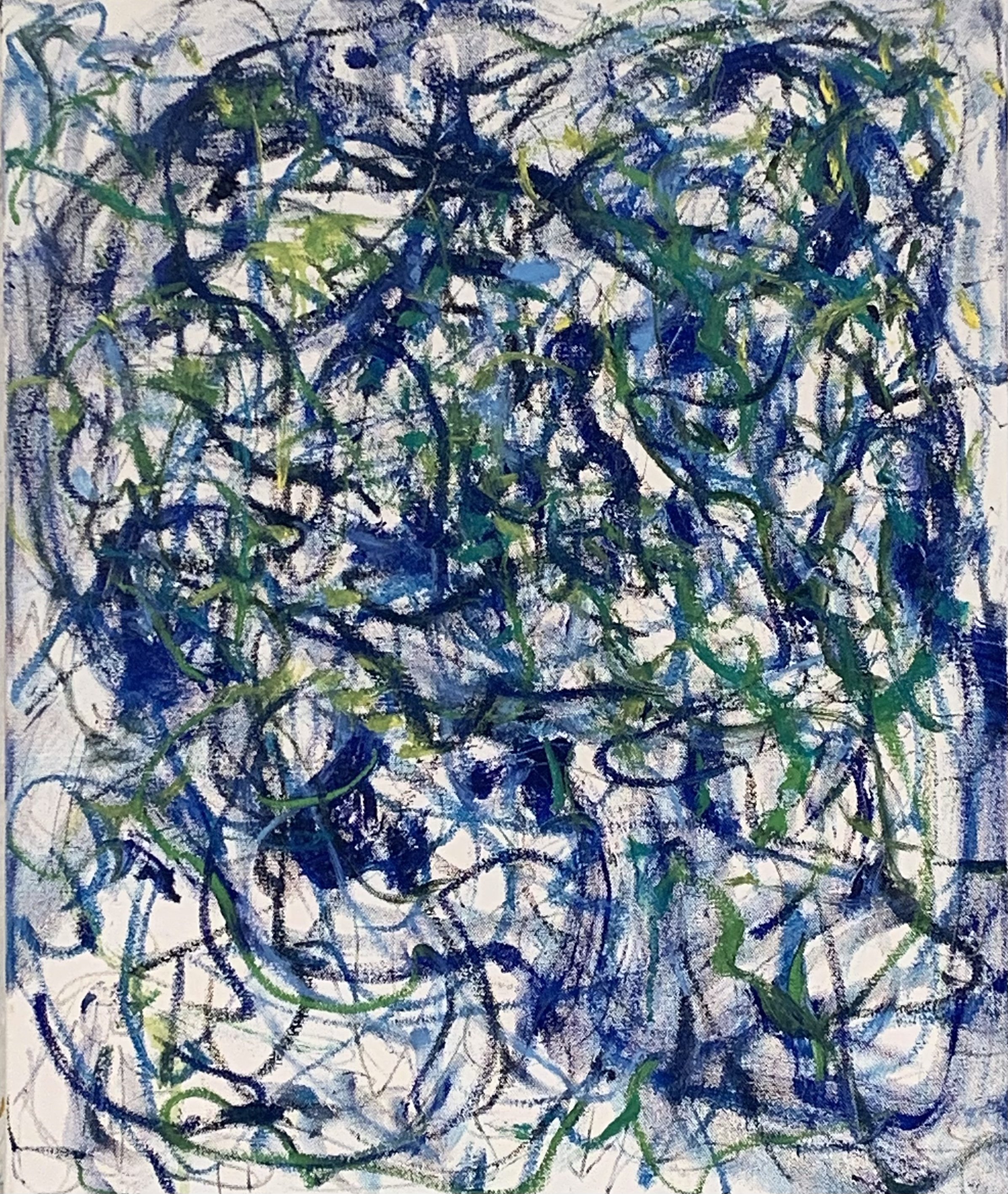 “Opening No. 169” oil stick and oil on canvas, 24”x20”