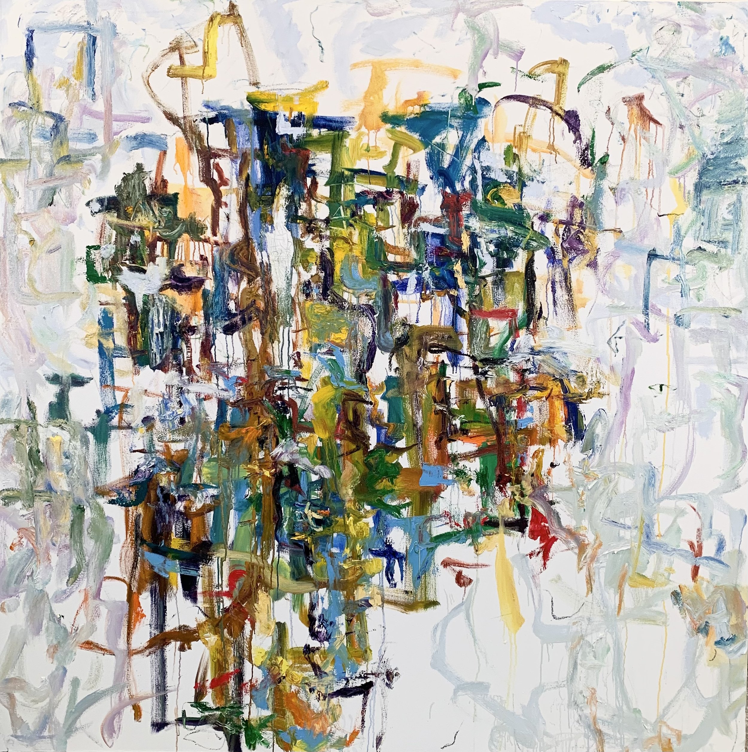 Untitled, 5-12-‘23, oil on canvas, 72”x72”