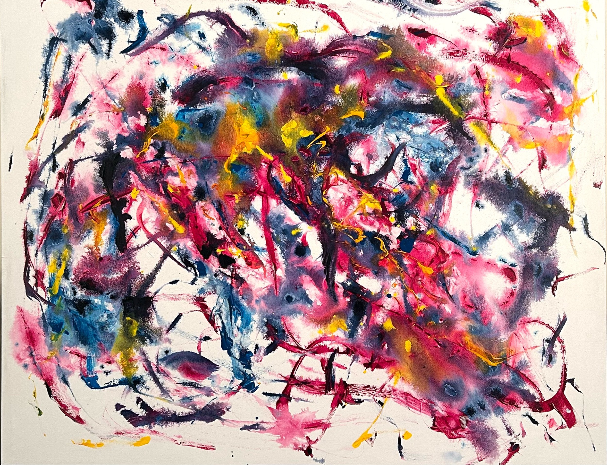 “Like A Dog, Like A Bird, Like A Horse,” 48”x60,” acrylic on canvas