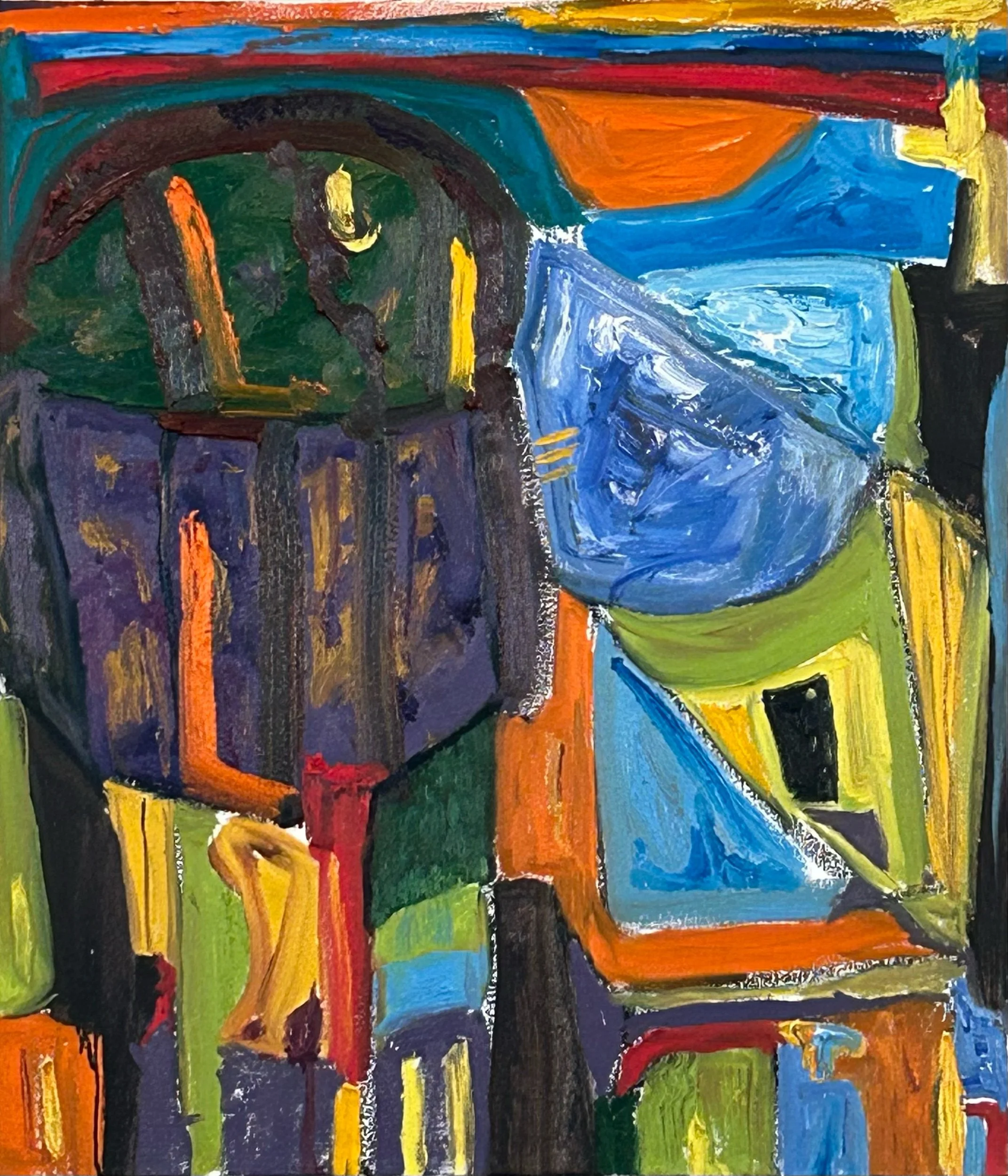 “Still Life In July,” oil on canvas, 28”x24,” (6-27-‘25)
