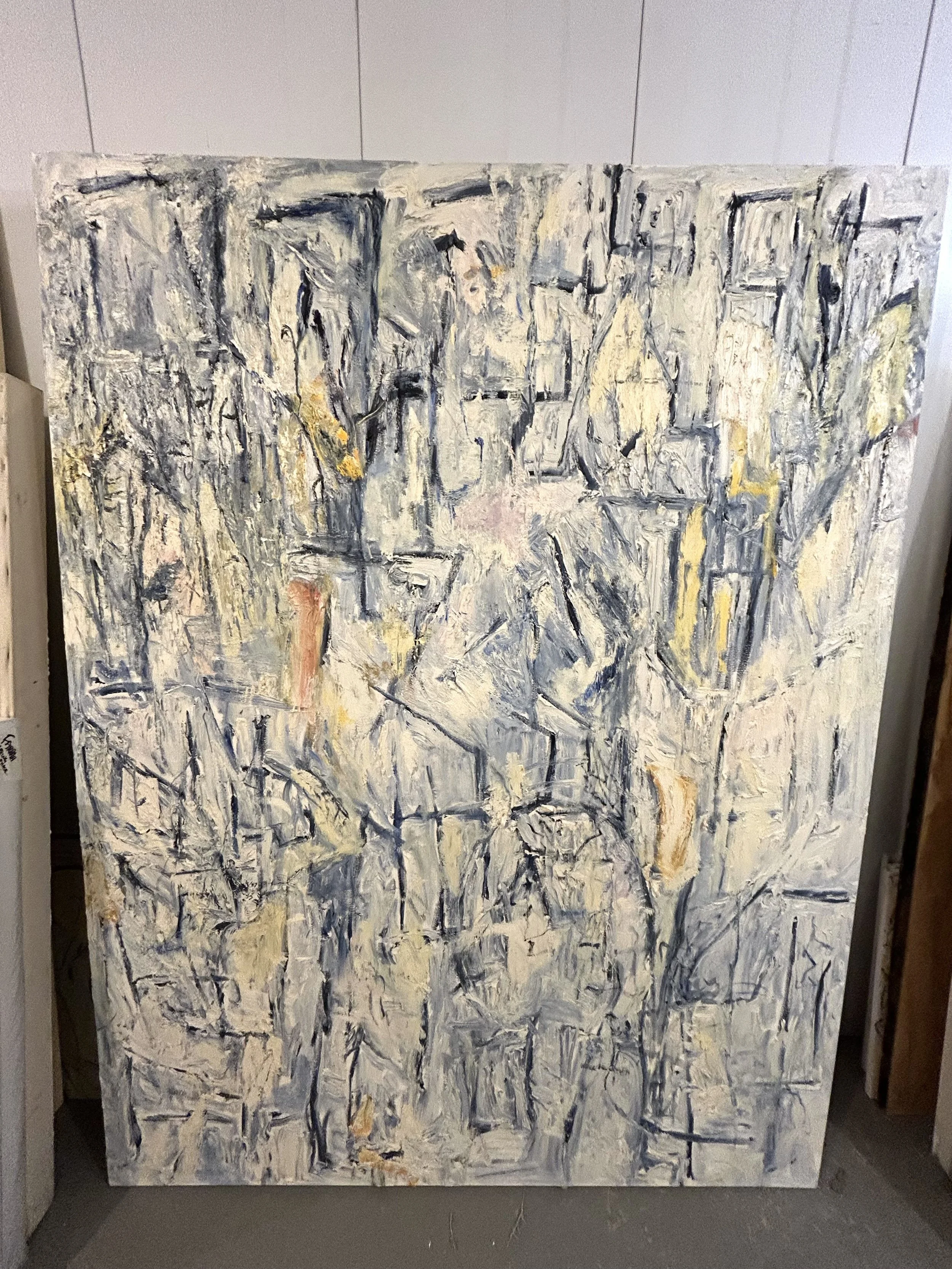 "Spring Periphery #13," oil on canvas, 80"x60'