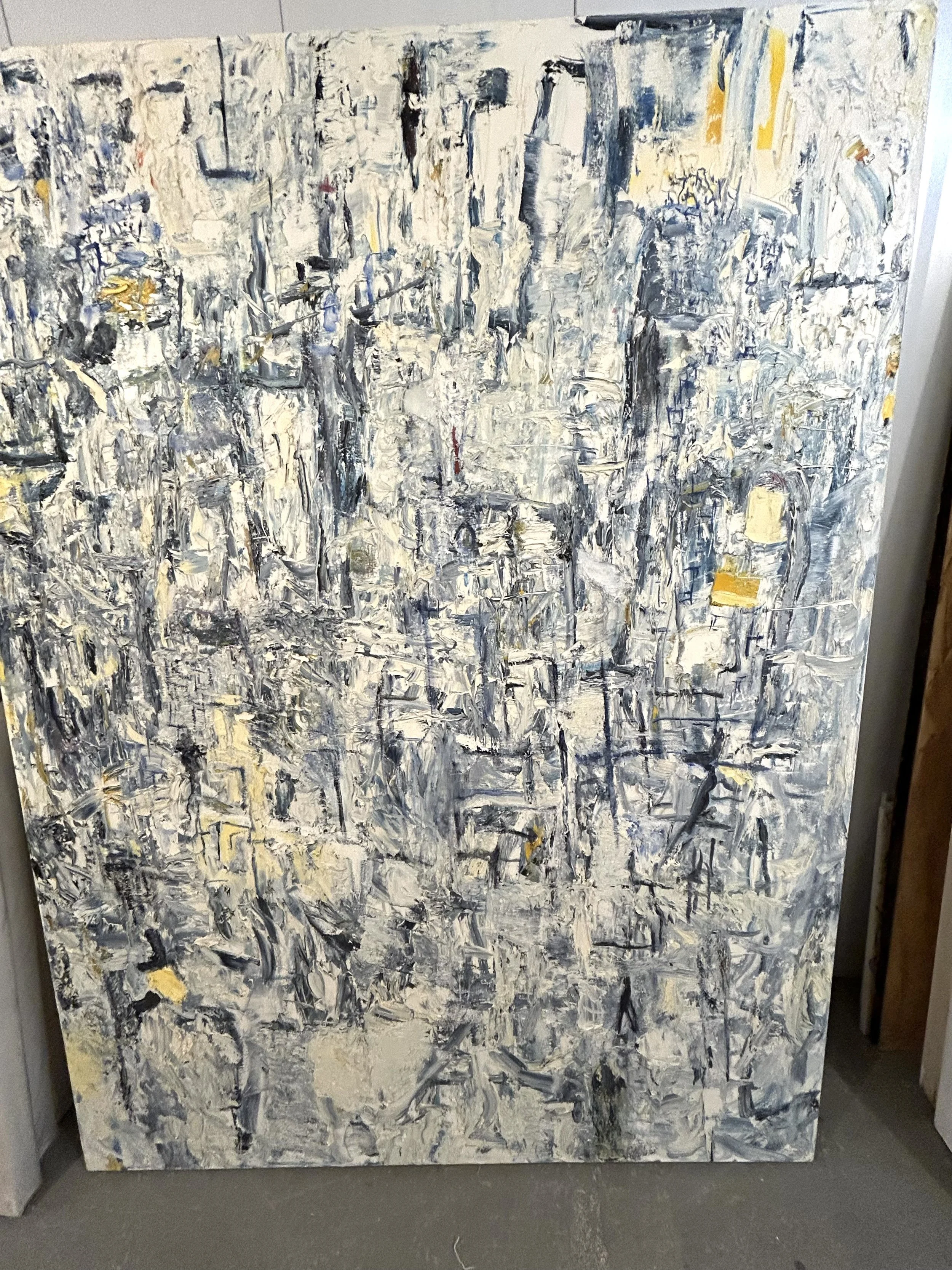 "Spring Periphery #8" oil on canvas, 80"x60"