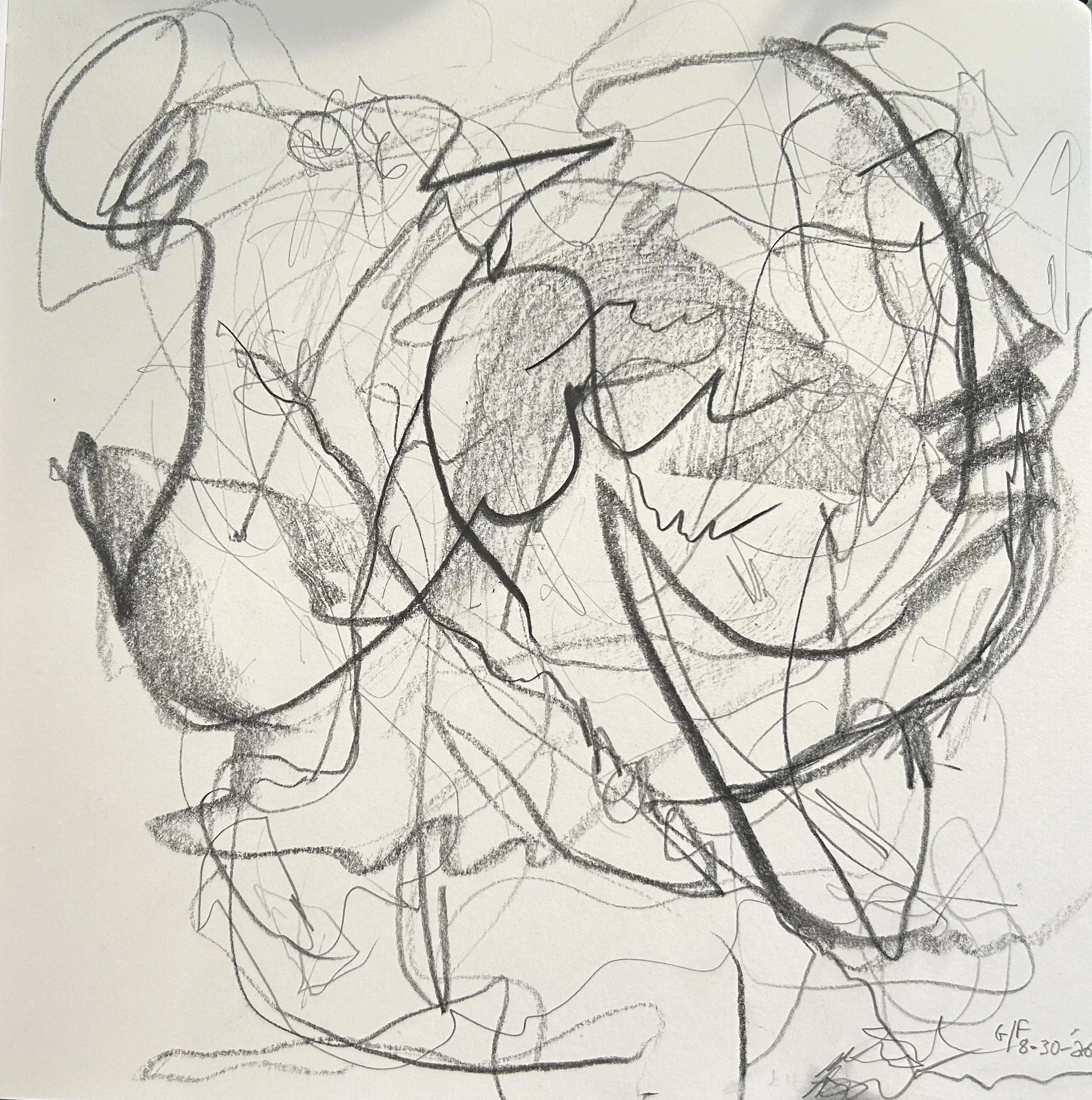 8-30-‘26, graphite, sketch book, 9”x9”