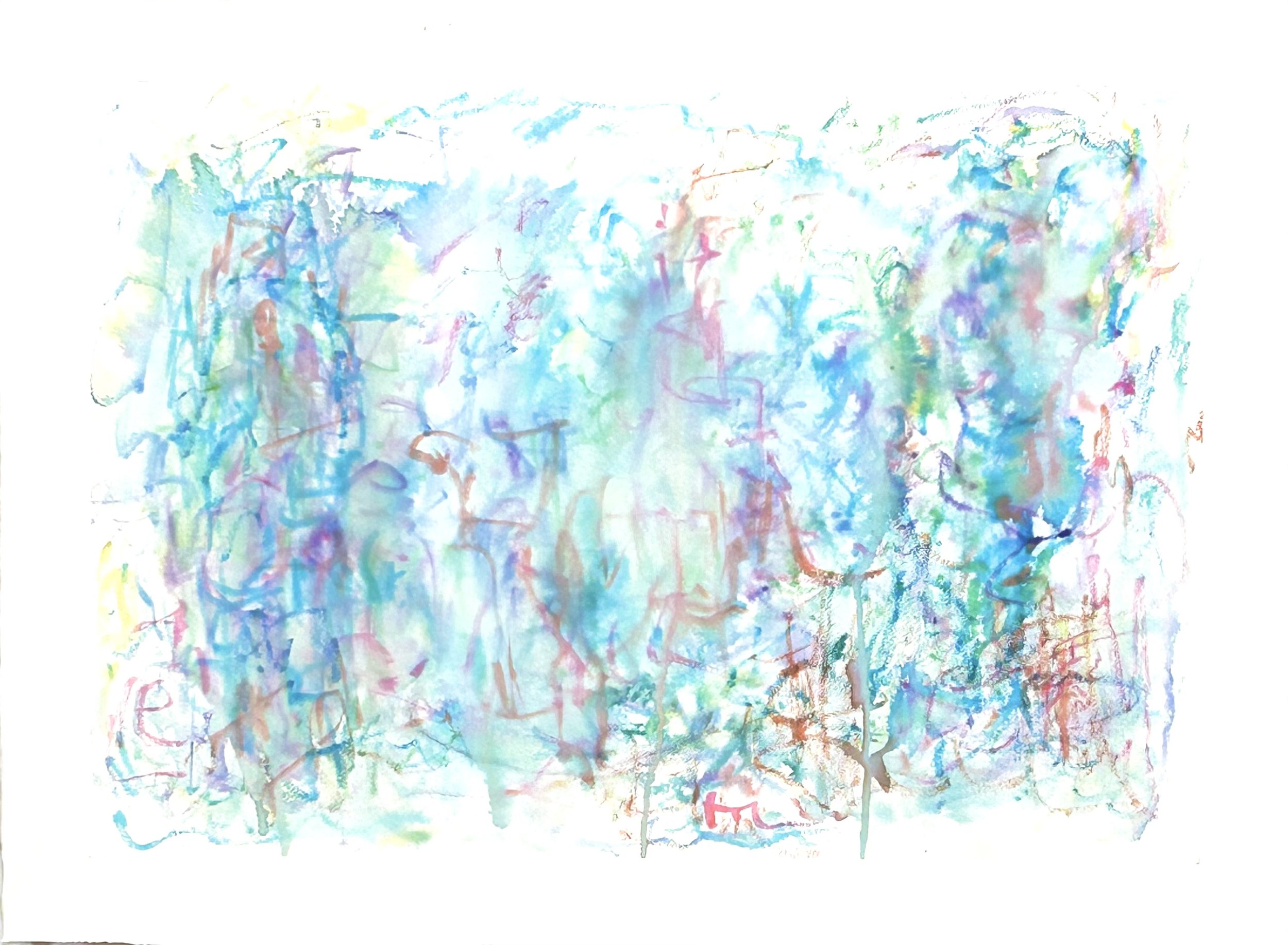 9-13-‘26, watercolor on Fabriano paper, 22”x30”