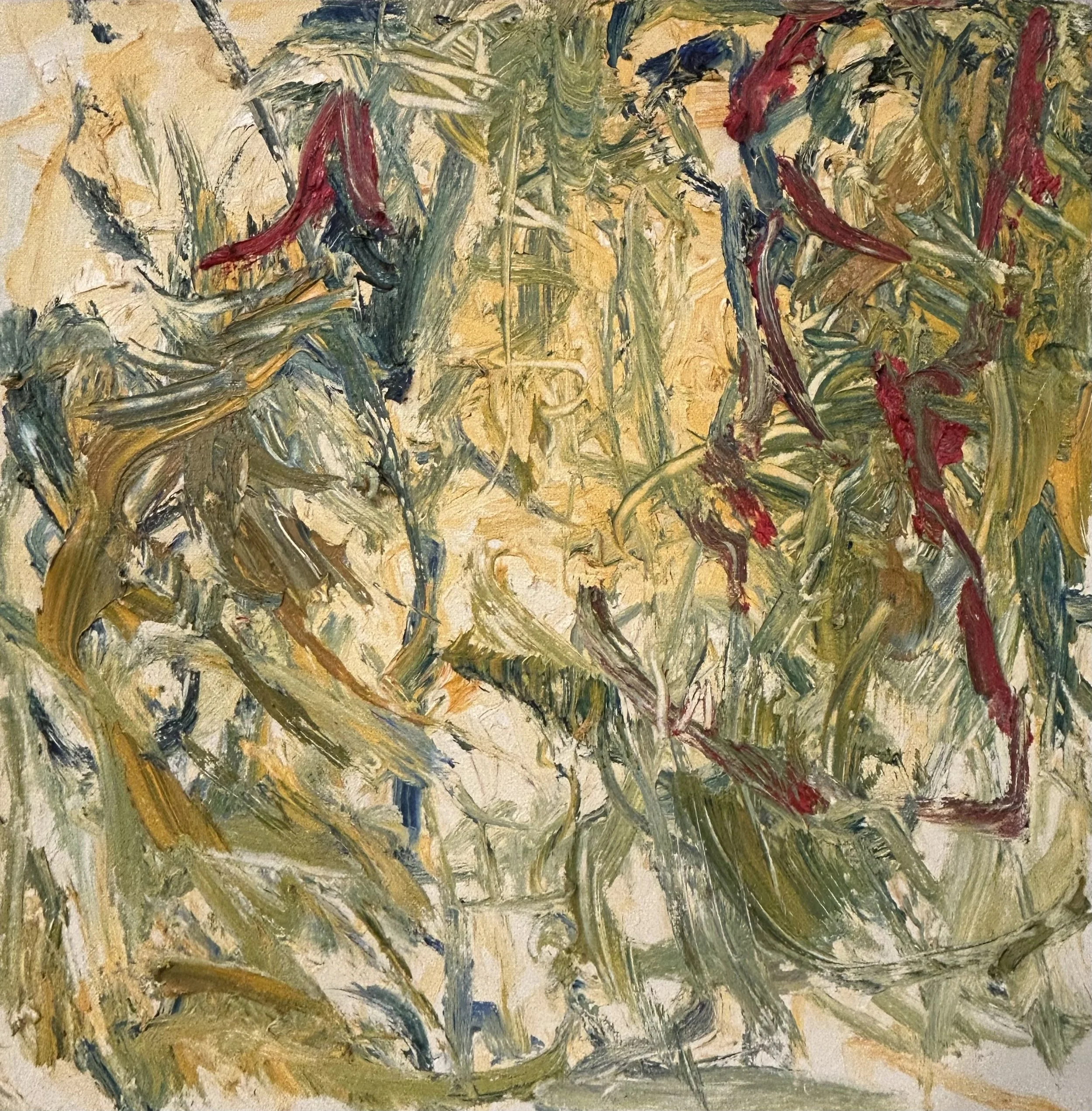 New Yellow #4, oil on canvas, 17"x17," aug 2005
