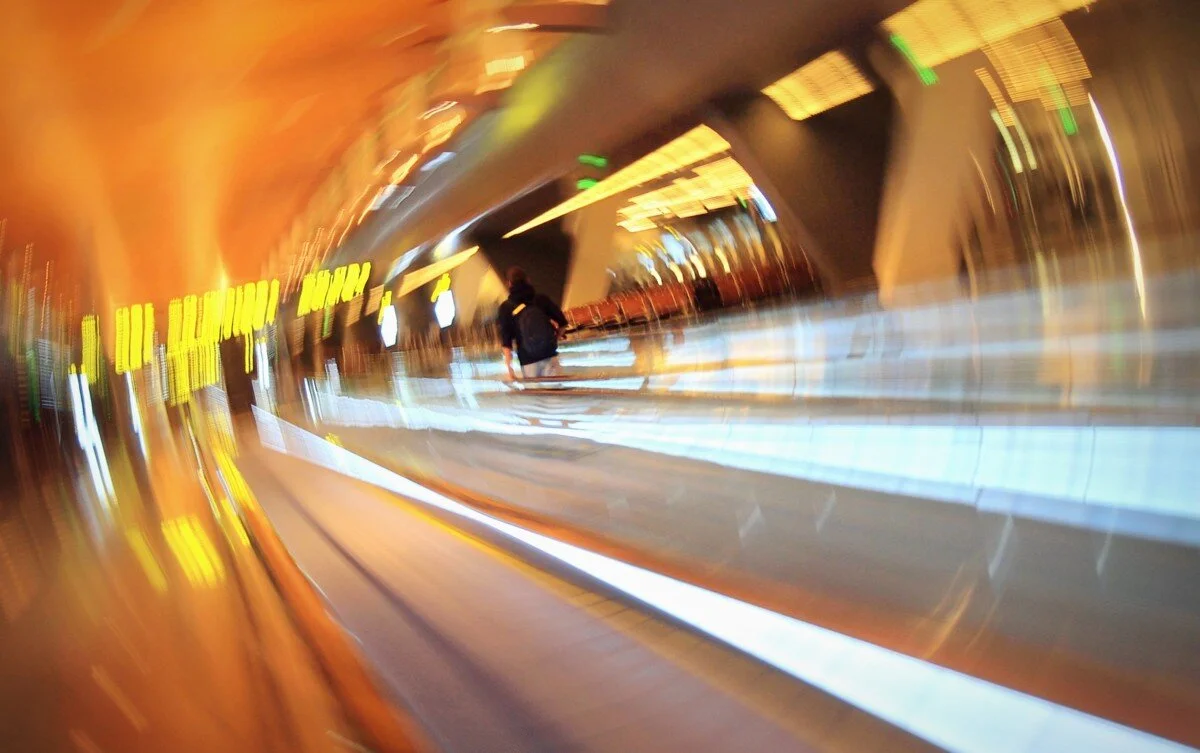 05:00am Airport Travelator