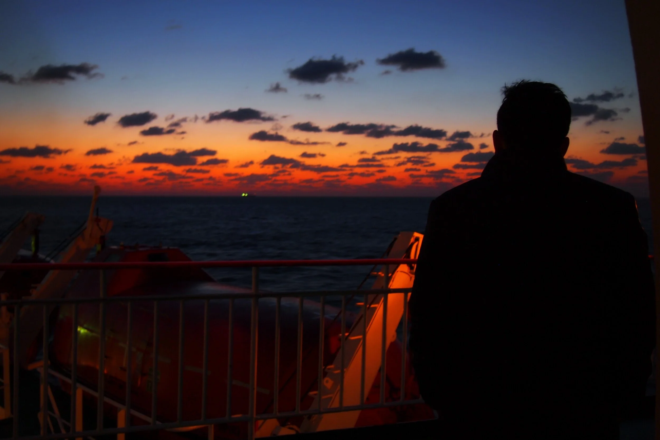 Sunset on the Yellow Sea