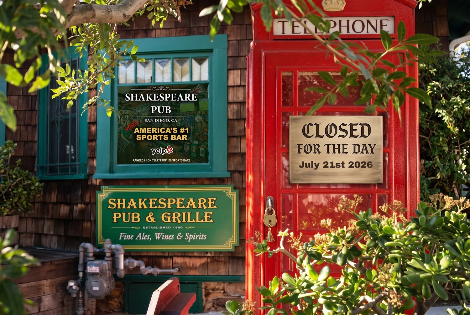 Closed July 21st. After an Incredible World Cup, it’s our turn to say thank you in treating our hardworking team to a well deserved day off and an evening of celebration. Thank you for understanding.