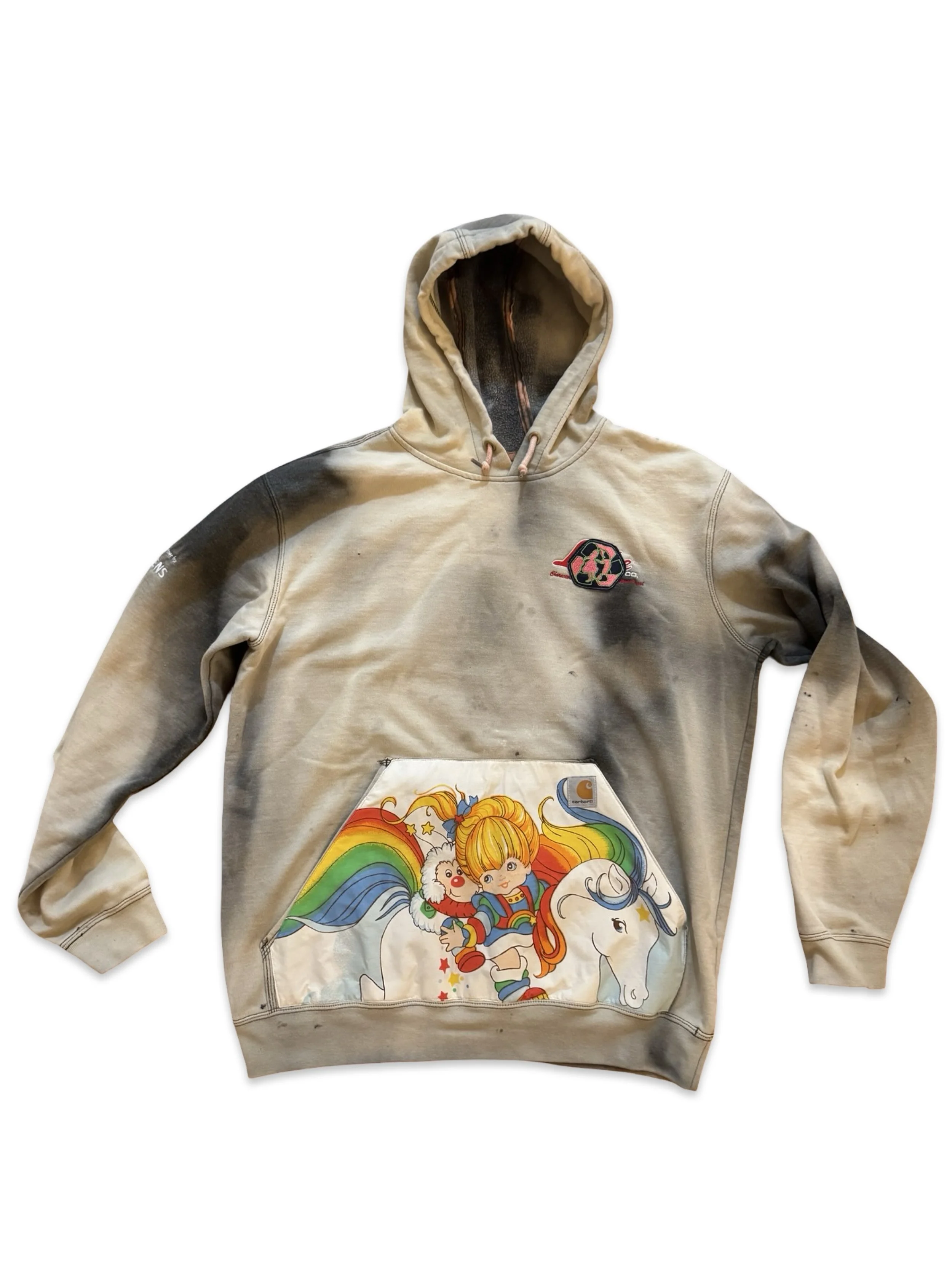 Rainbow Brite Bleached Hoodie