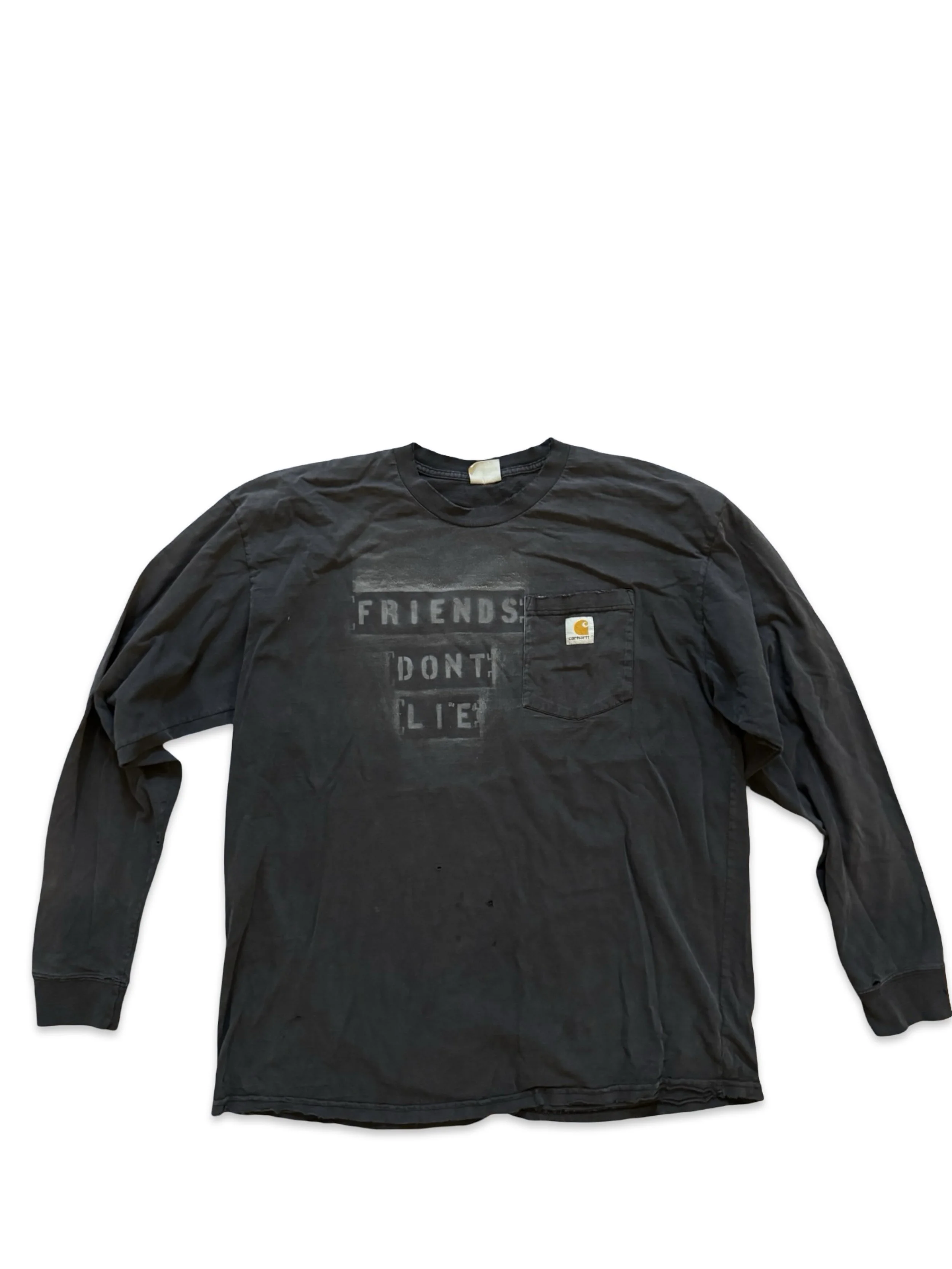 Friends Don't Lie Carhartt Pocket Long Sleeve T-Shirt