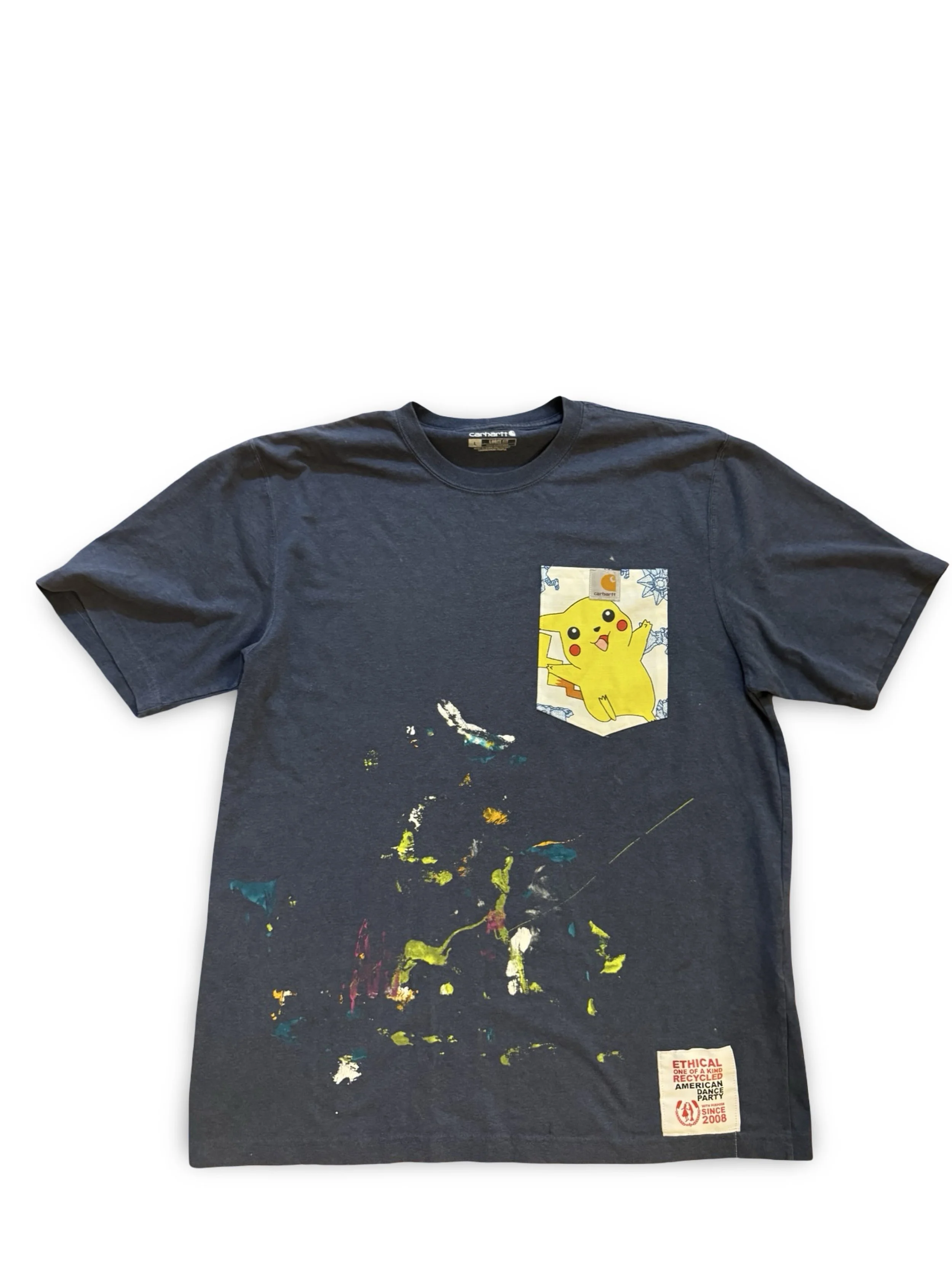 Carhartt Pikachu Pocket Splatter T-Shirt
