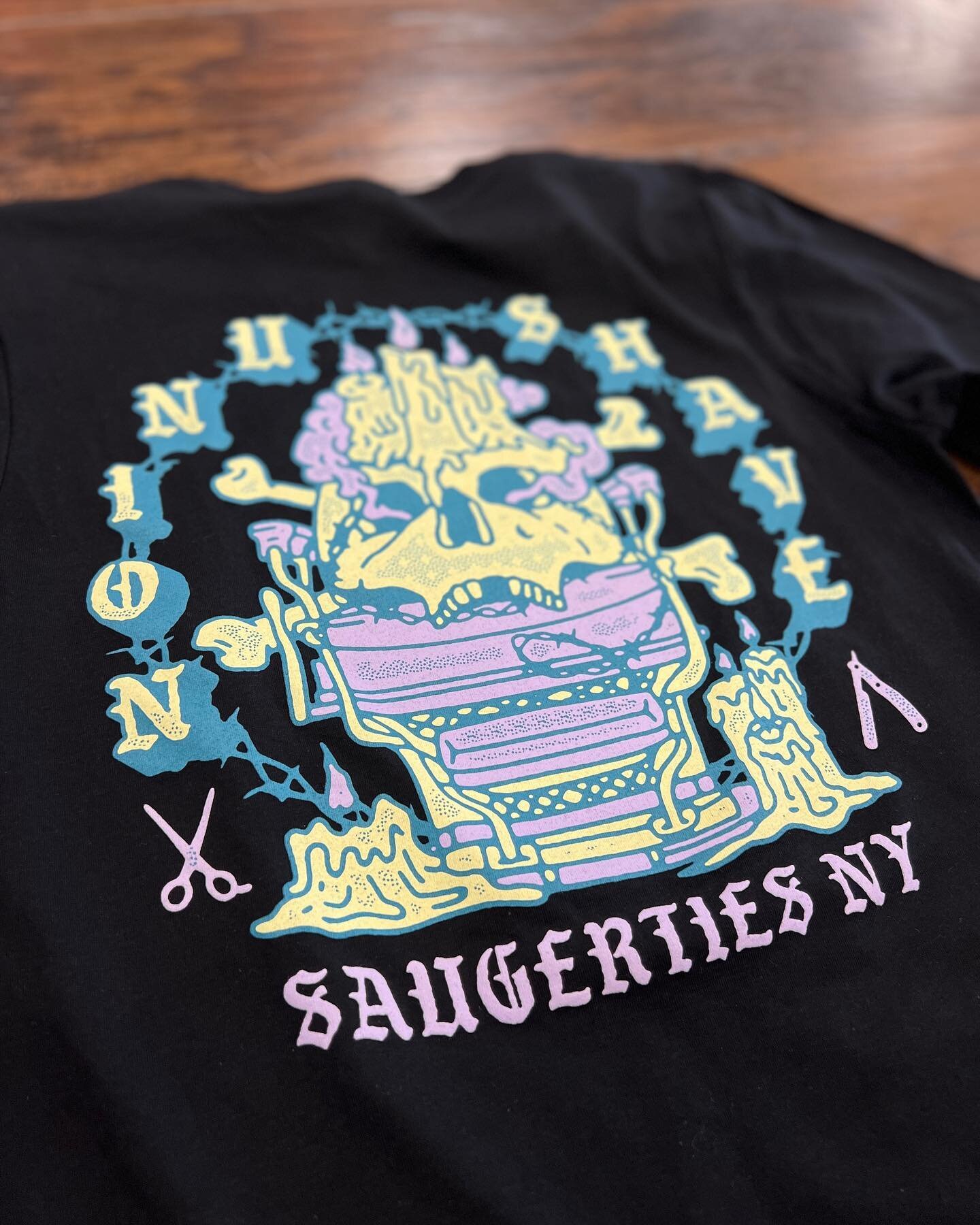 New @unionshave apparel available now at the shop! Design @asubtledifferencedesign Print @antilogydesign #unionshave